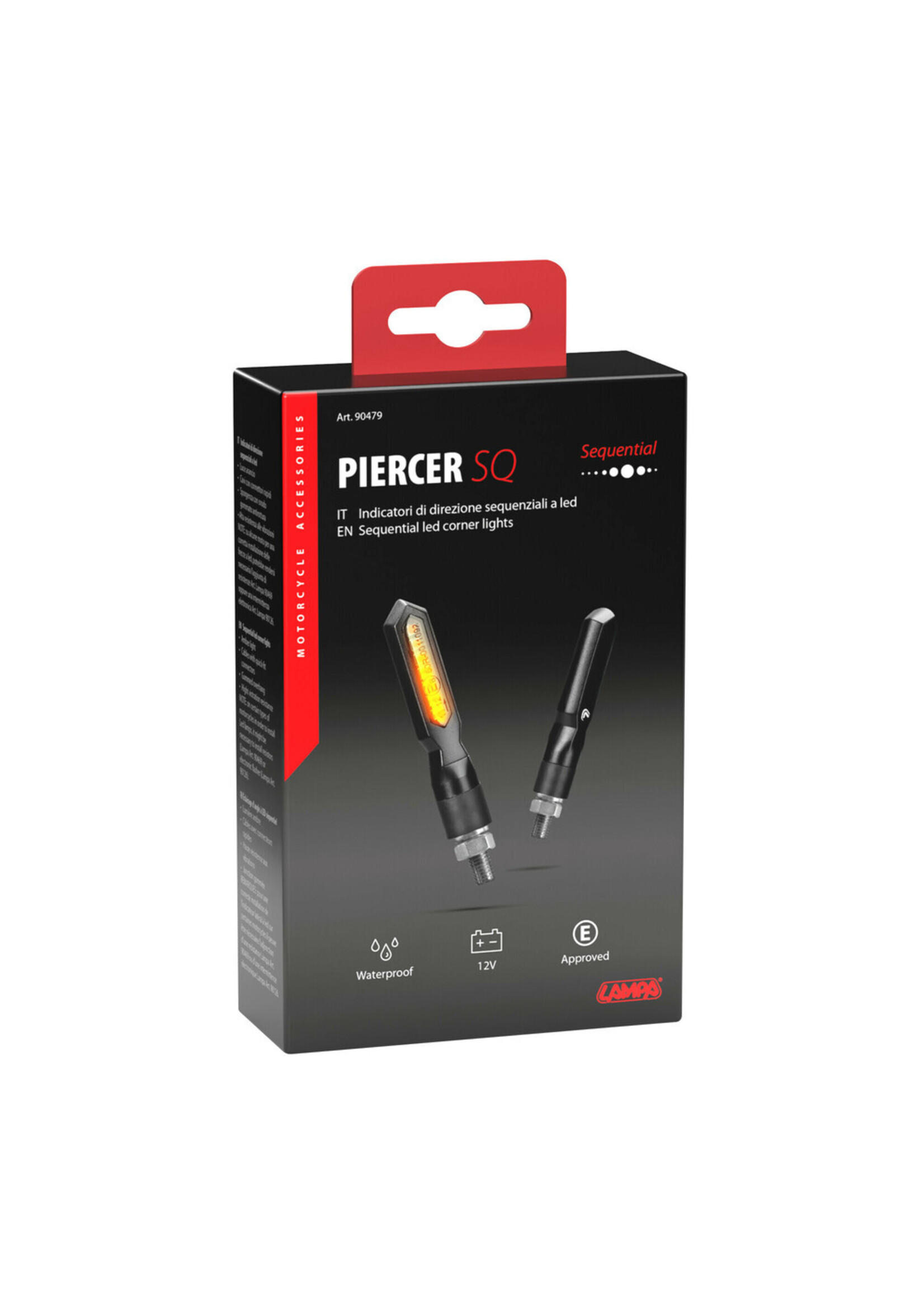 Lampa Lampa Piercer SQ Knipperlicht Dynamisch.