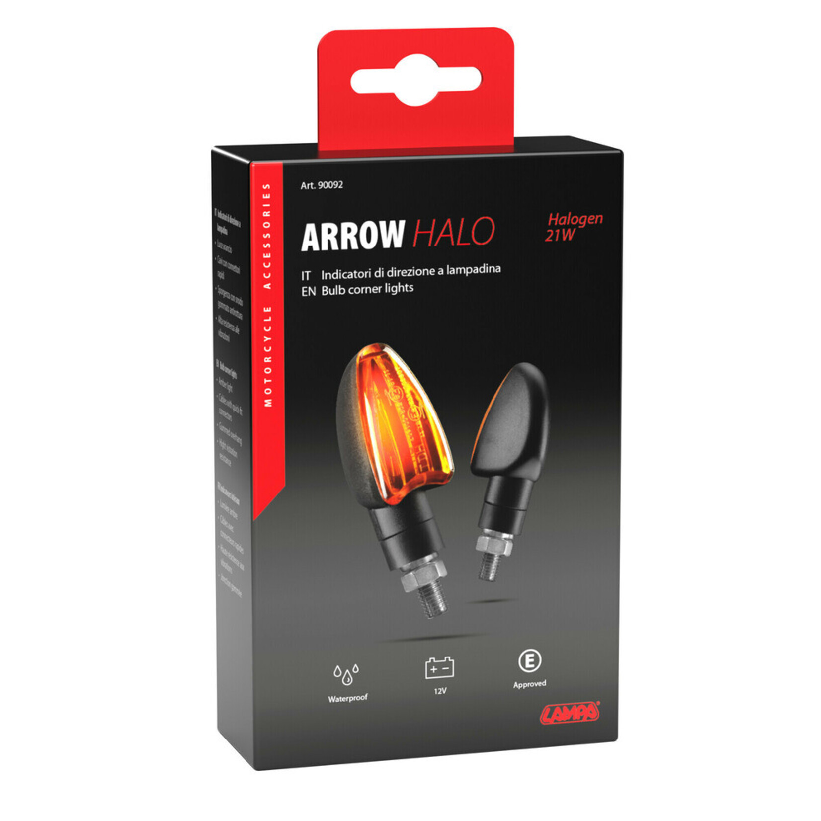 Lampa Arrow Halo, corner lights - 21W - Black