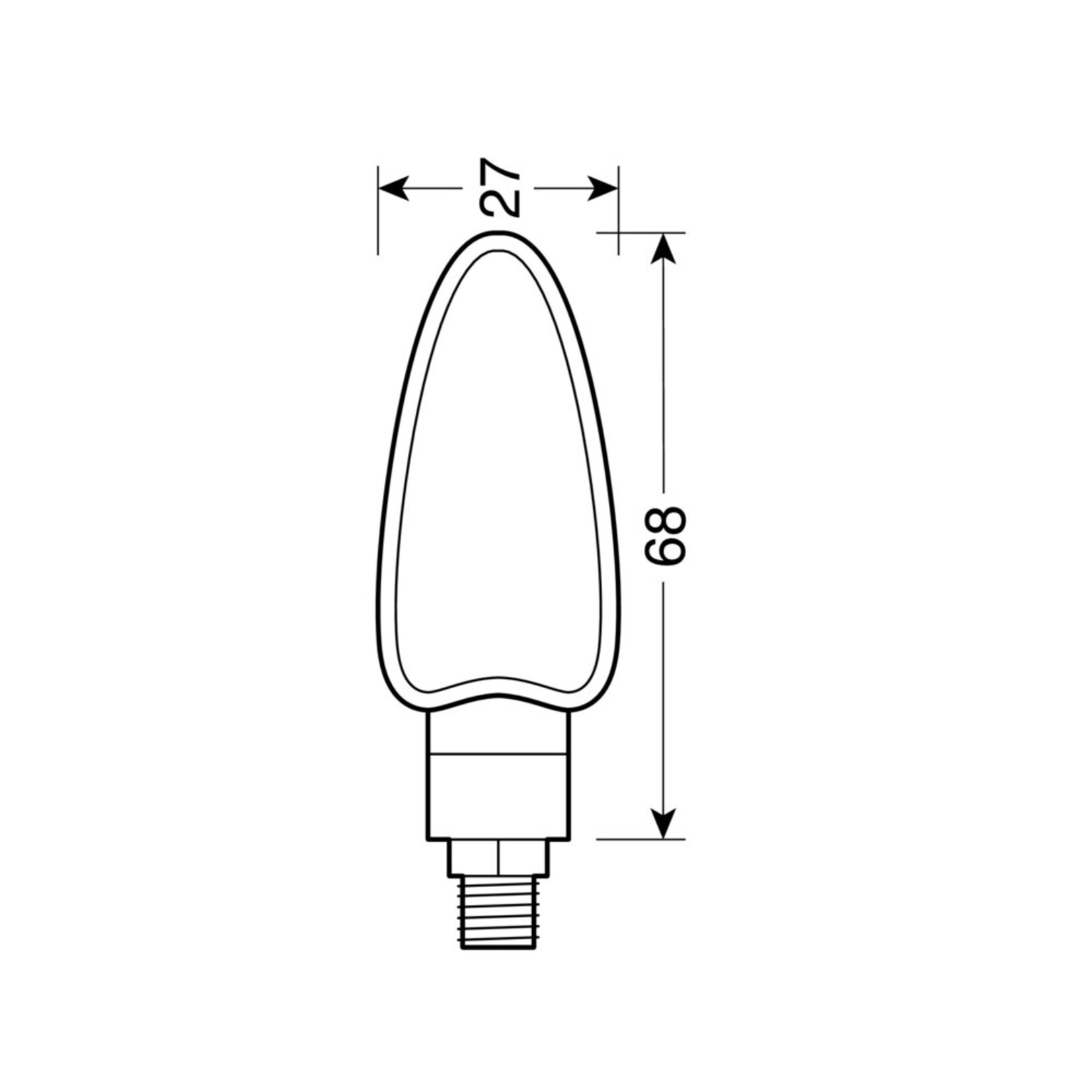 Lampa Arrow Halo, corner lights - 21W - Black