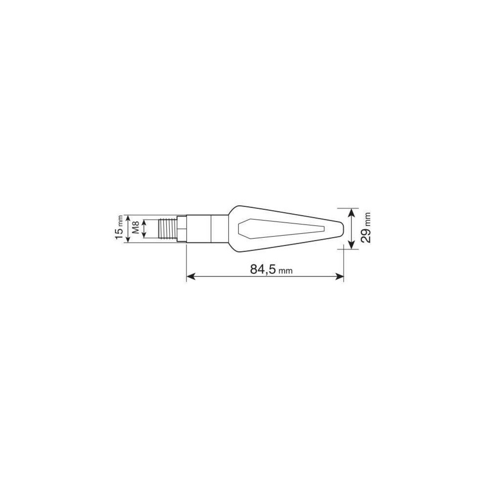 Lampa Nicon Halo, bulbs corner lights - 10W - Black