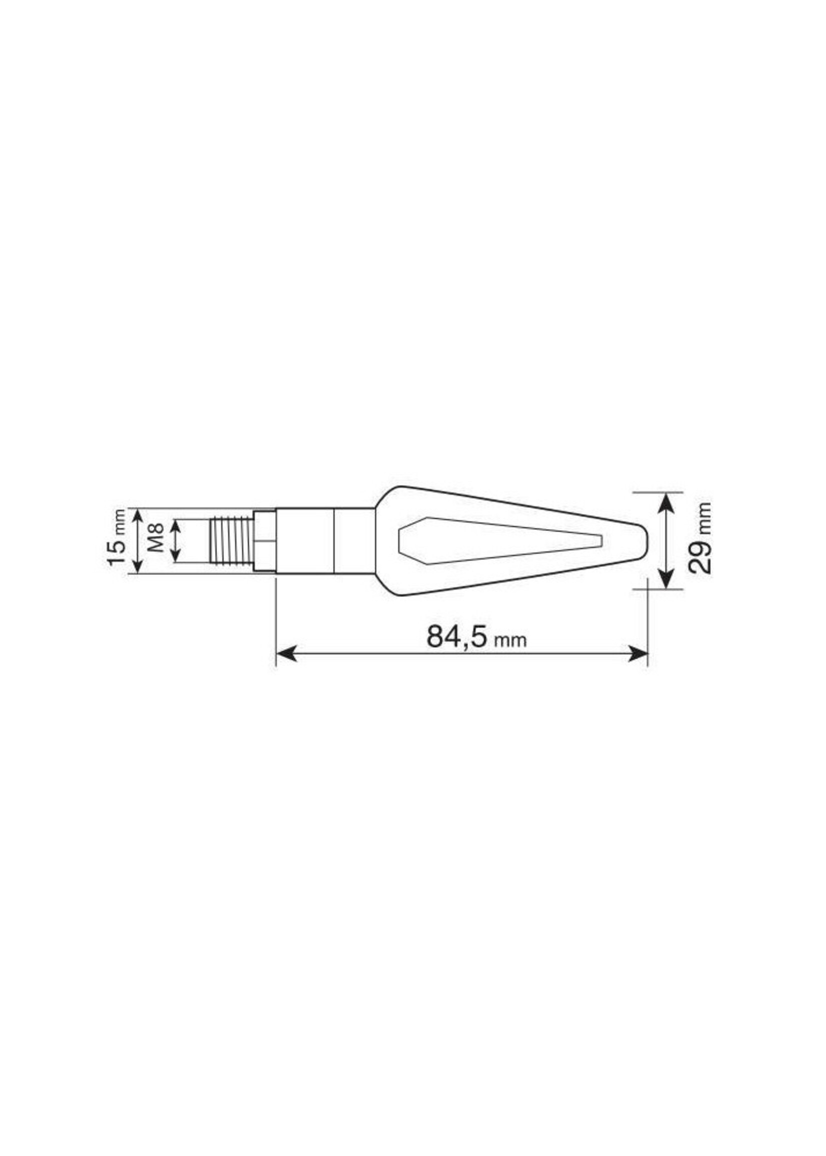 Lampa Nicon Halo, bulbs corner lights - 10W - Black