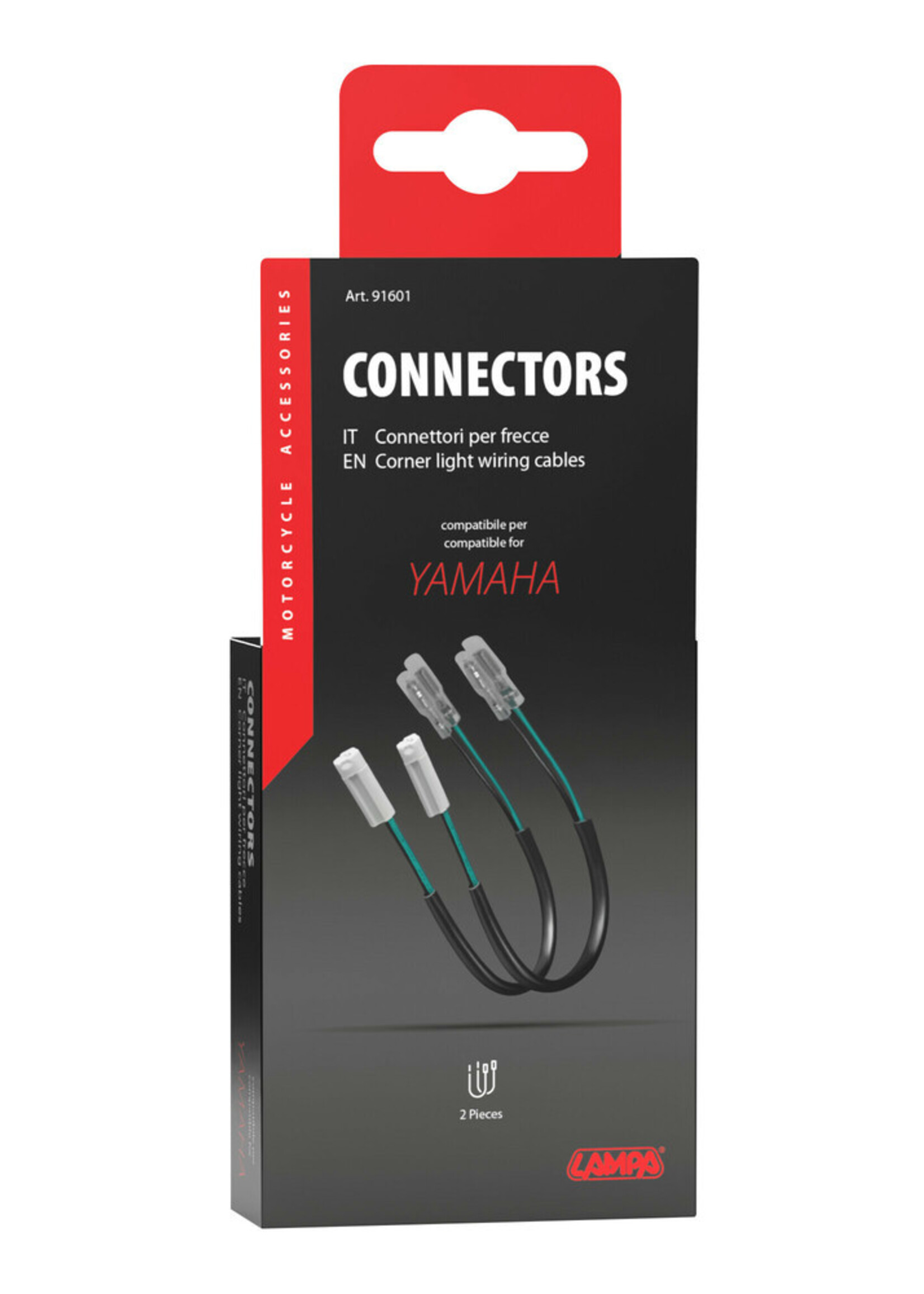 Lampa Corner lights wiring cables, 2 pcs - compatible for - Yamaha