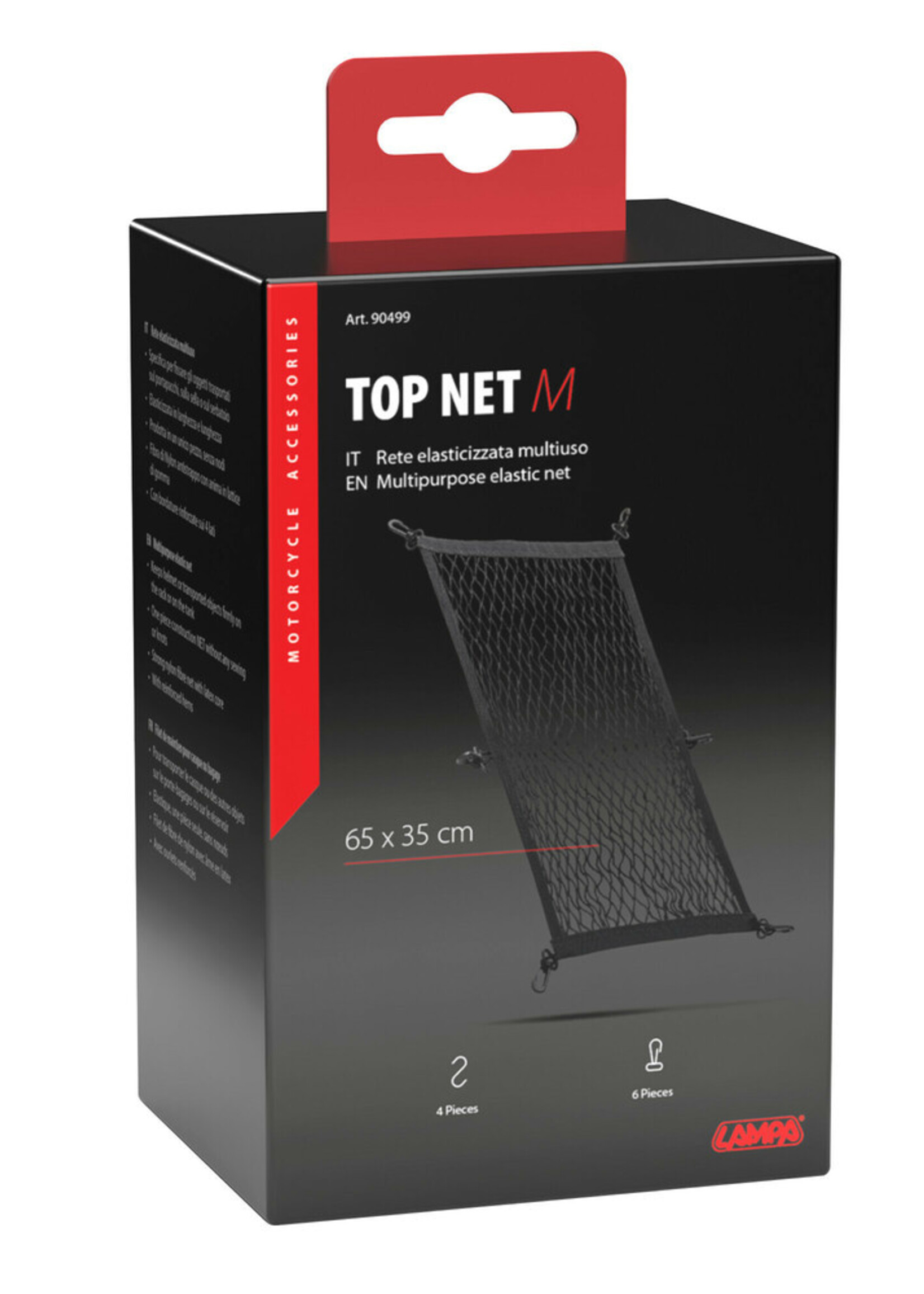 Lampa Top-Net, elasticized multi-purpose net - M - cm 65x35