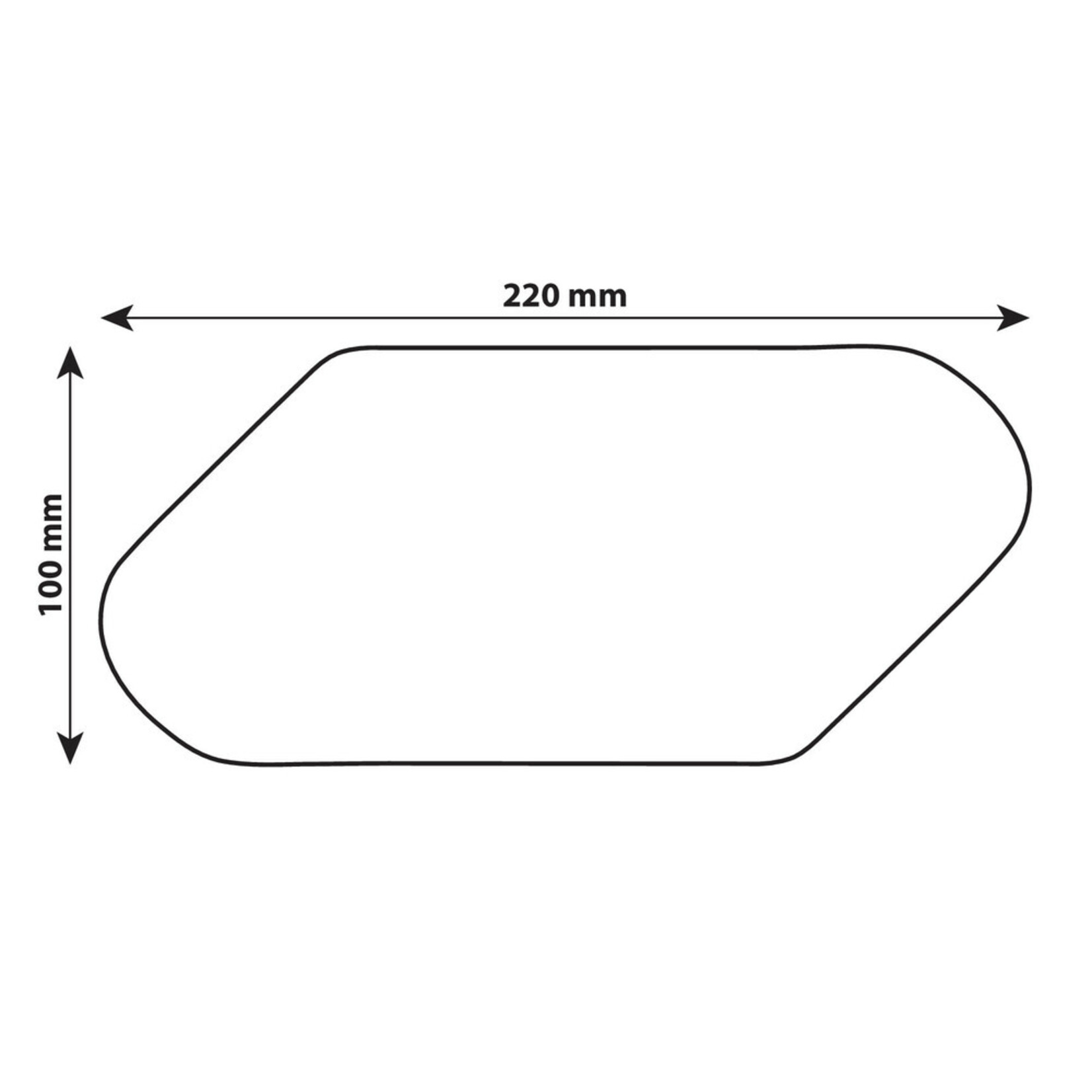 Lampa Lampa Grip-Tank X1 - Zelfklevende Tankbeschermer Zwart