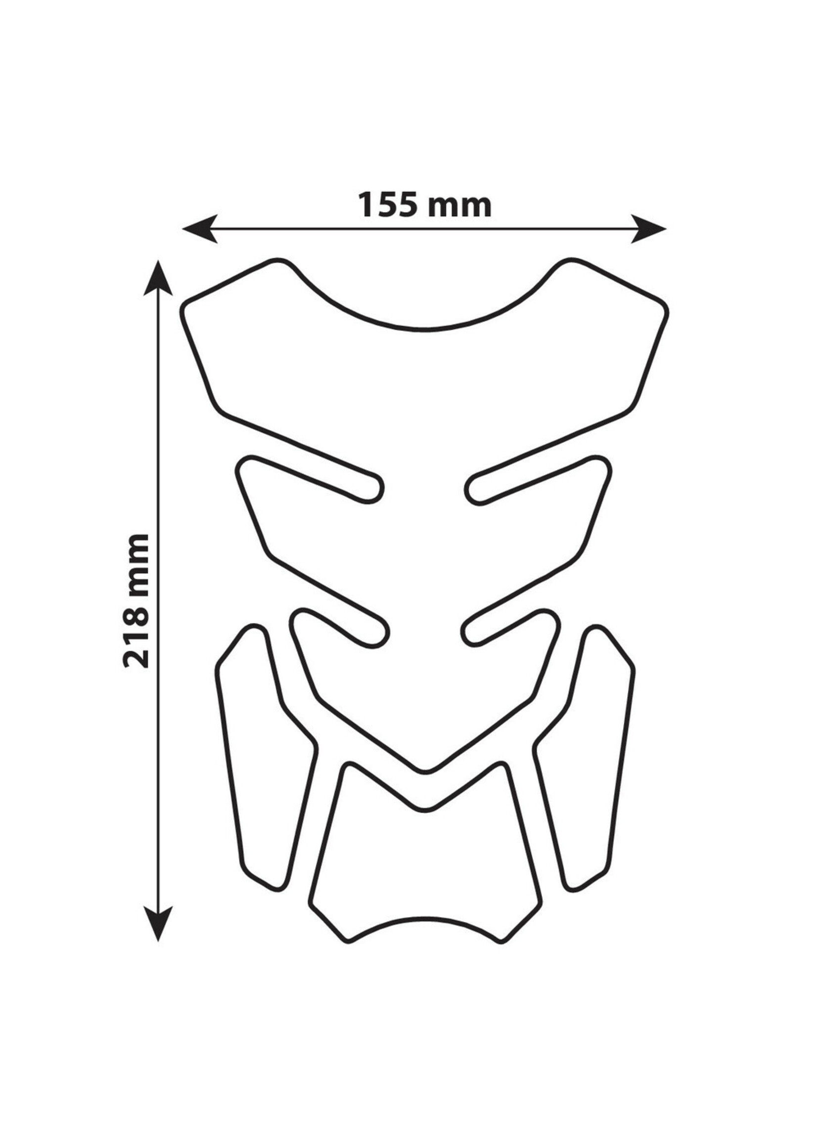 Lampa Lamp Pro-Tank X2 - Zelfklevende Tankpad - Carbon