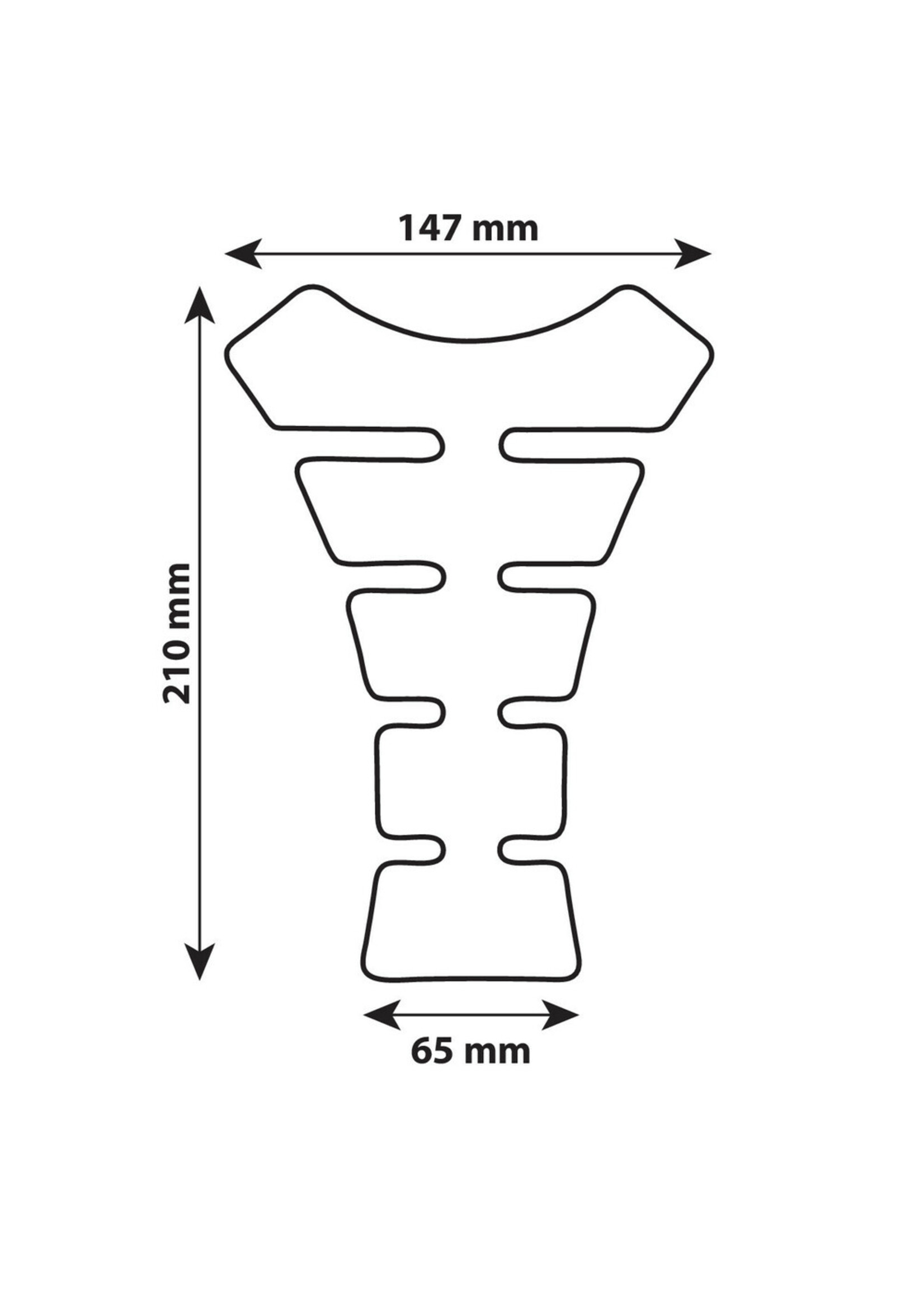 Lampa Pro-Tank X4, adhesive tank pad - Carbon