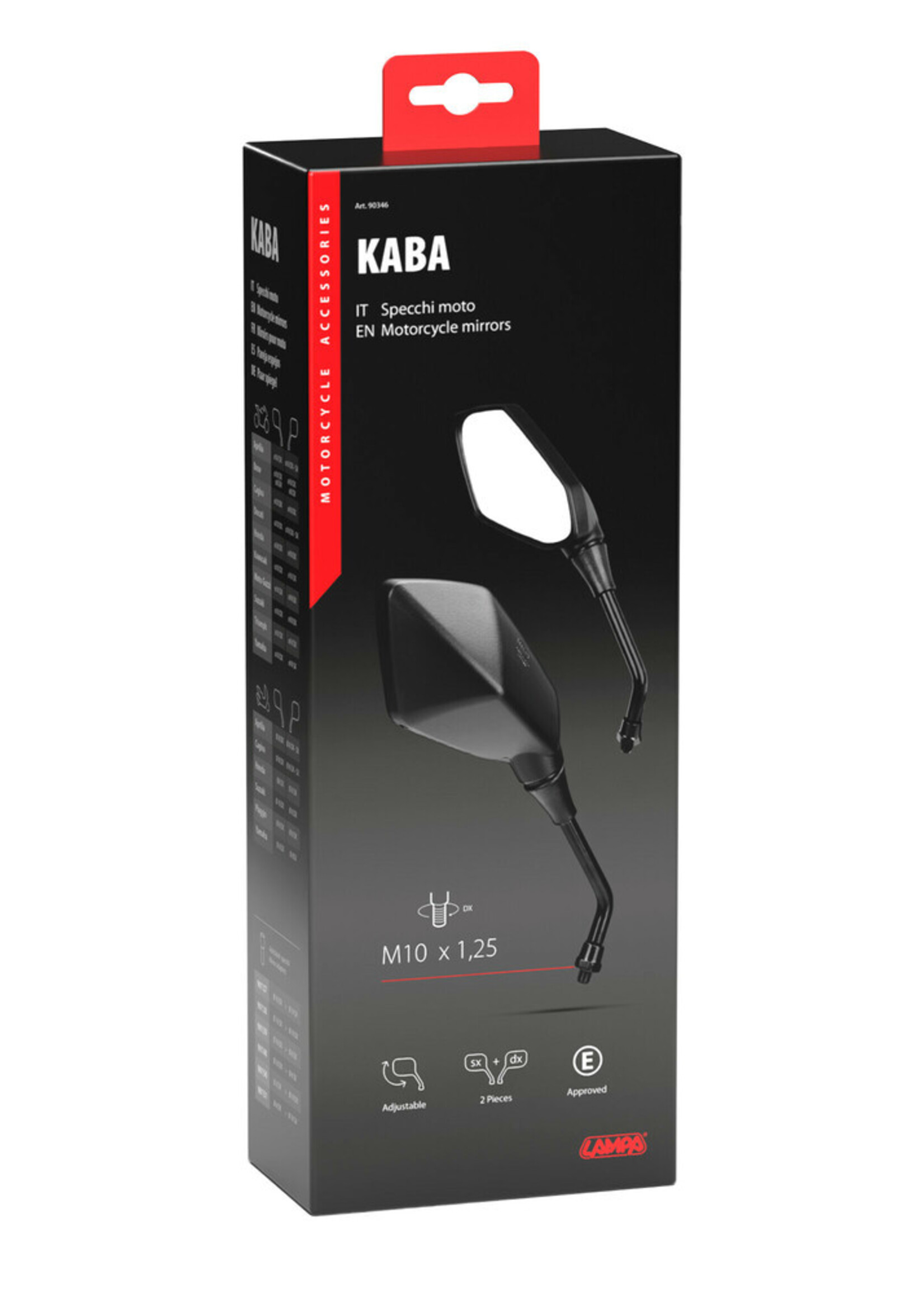 Lampa Kaba, pair of rearview mirrors