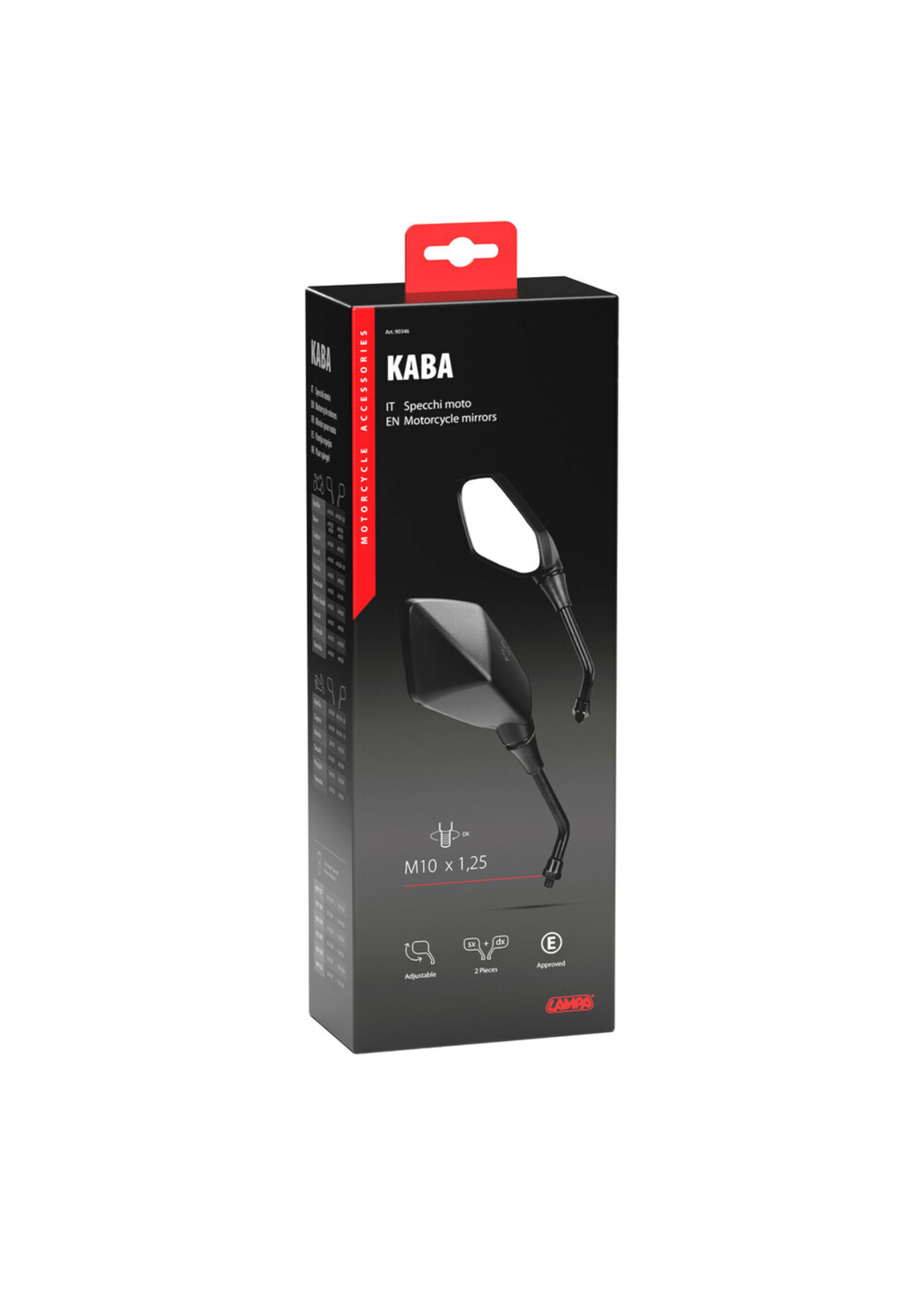 Lampa Lampa Kaba stuurspiegel set