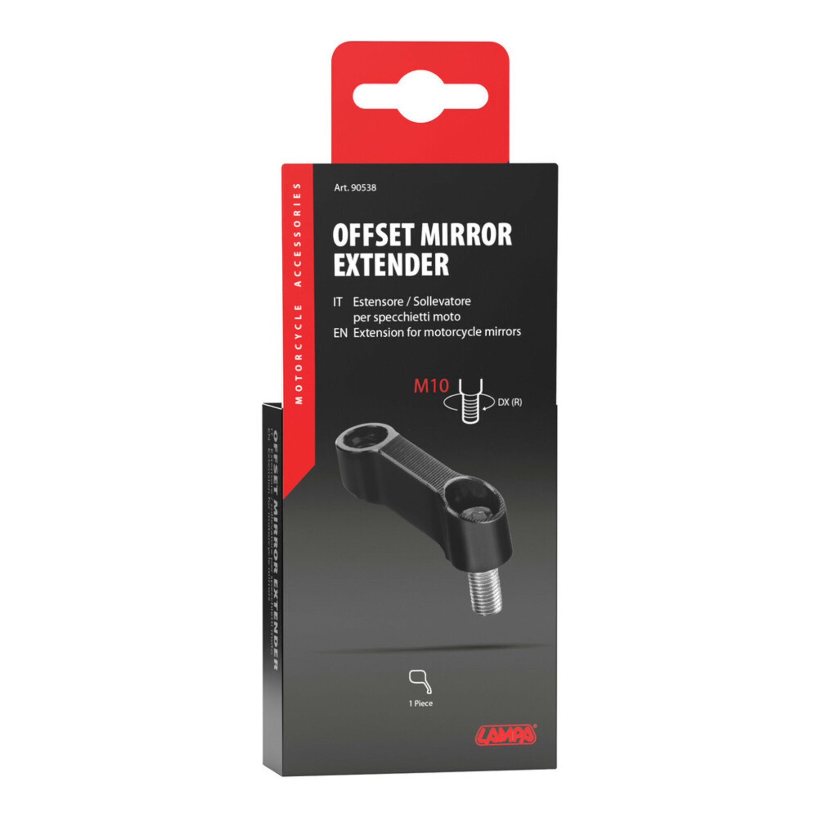 Lampa Offset mirror extender - Thread M10 right