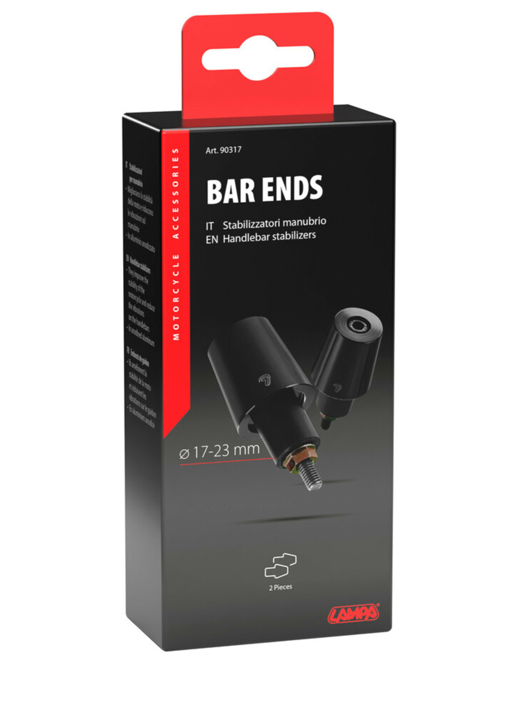 Lampa SU-2, Universal bar ends - Black