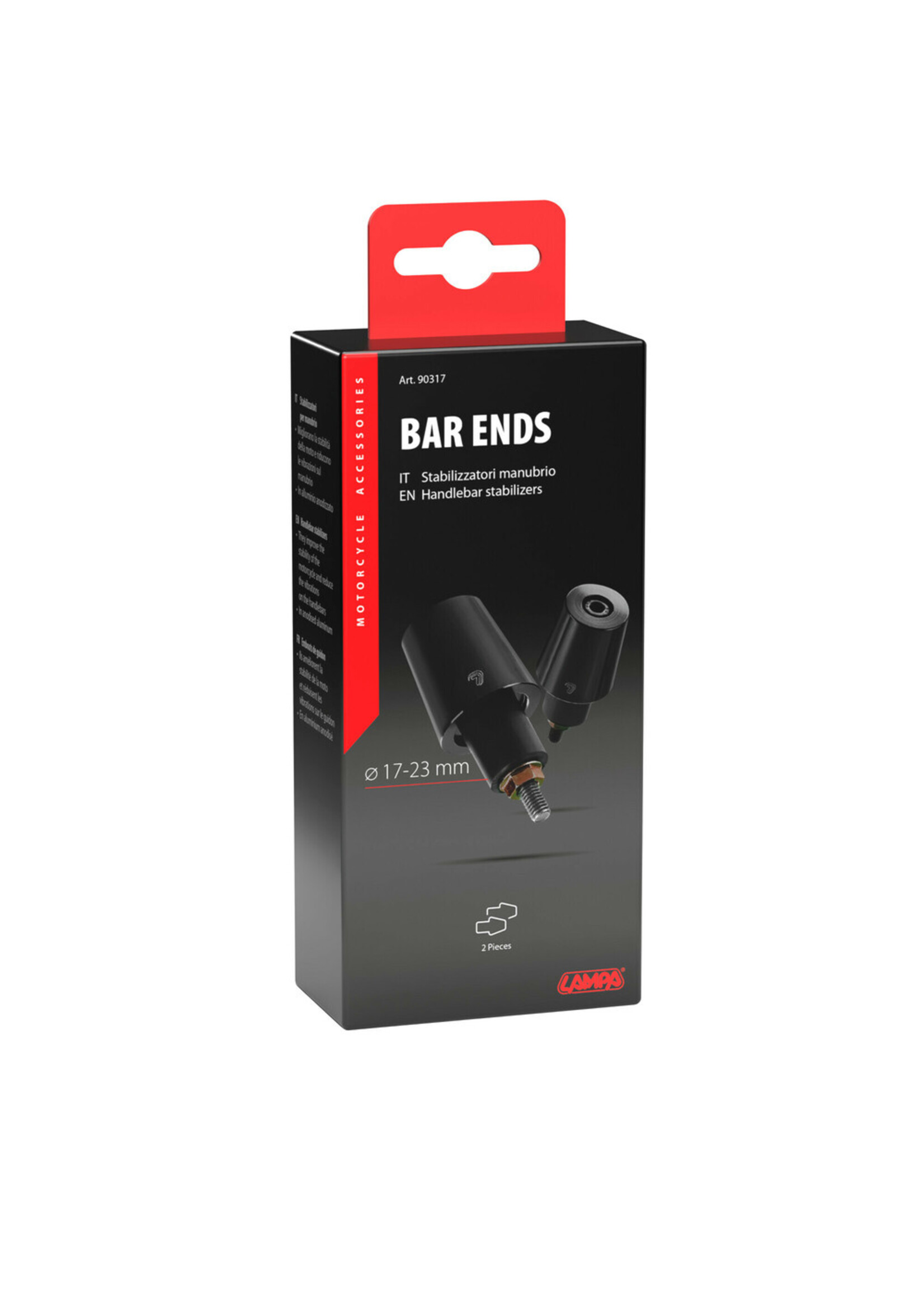 Lampa SU-2, Universal bar ends - Black