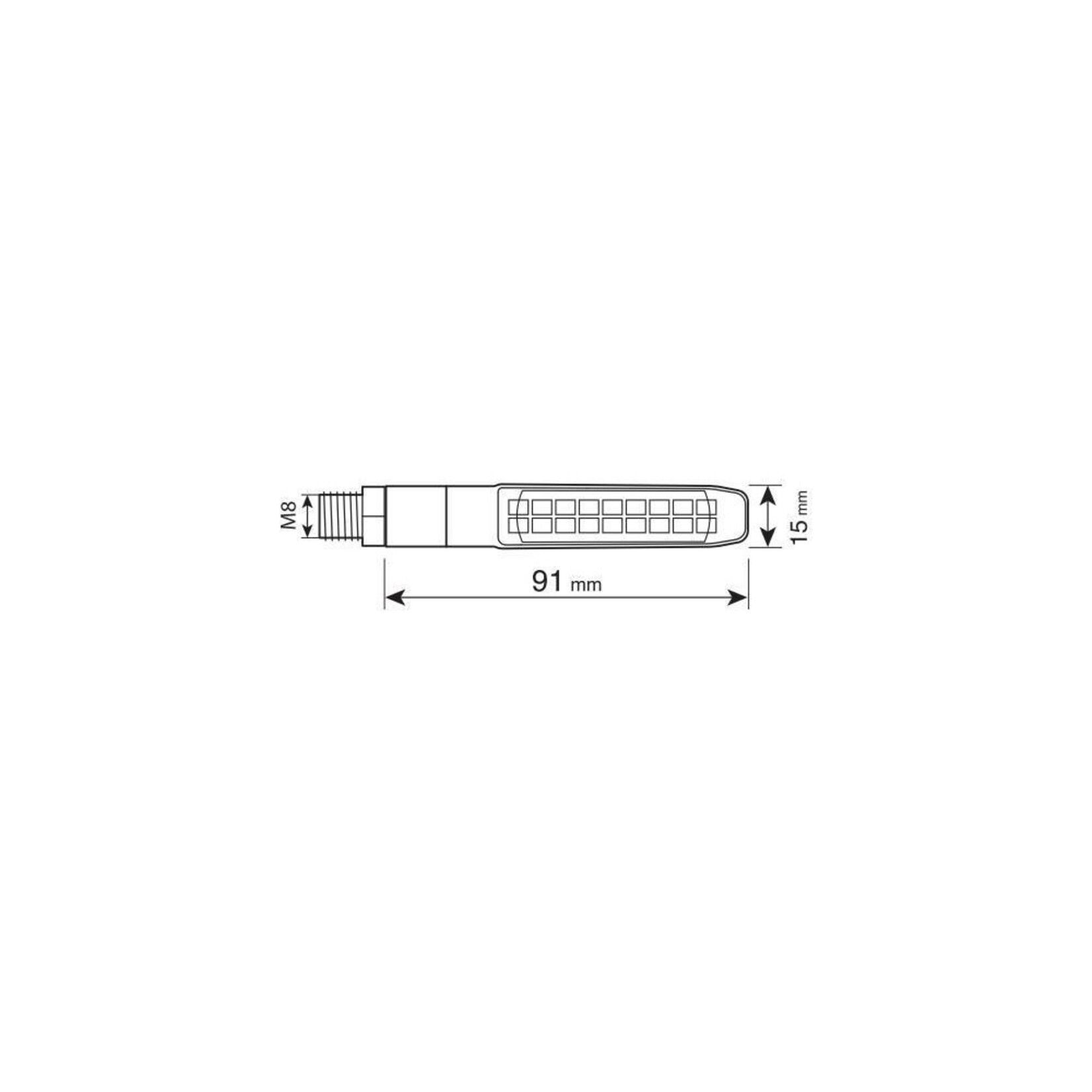 Lampa Victory Rear, led corner lights and rear parking/stop lights - 12V LED
