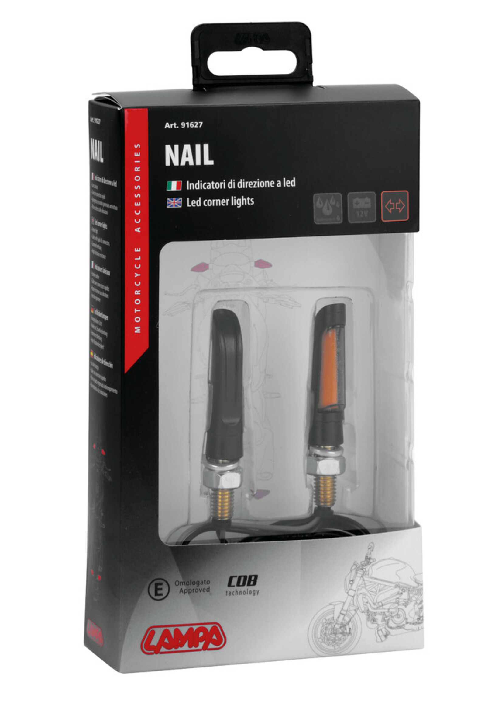 Lampa Lampa Nail Set Waterdichte Knipperlichten Motor - Led - 12v