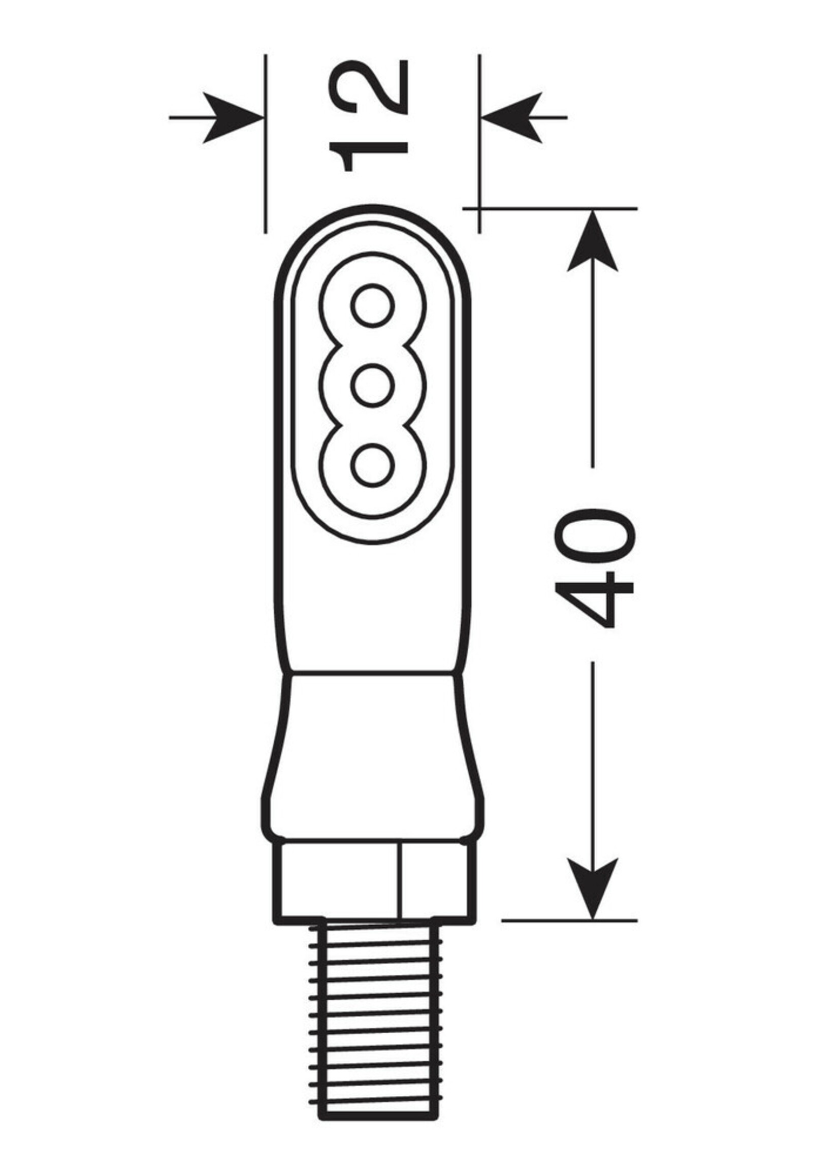 Lampa Lampa Nano Led Knipperlichten - 12V LED