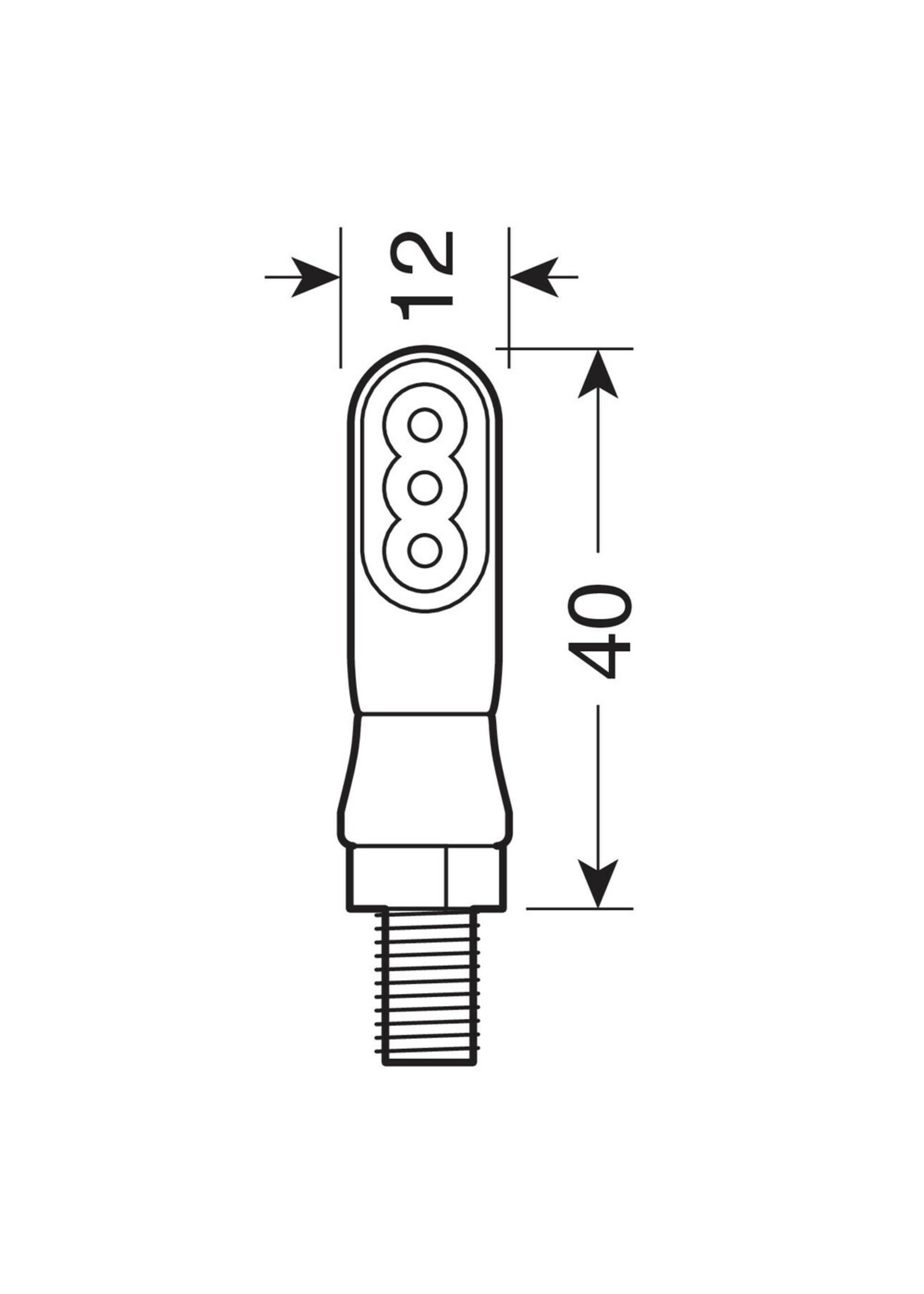 Lampa Lampa Nano Led Knipperlichten - 12V LED