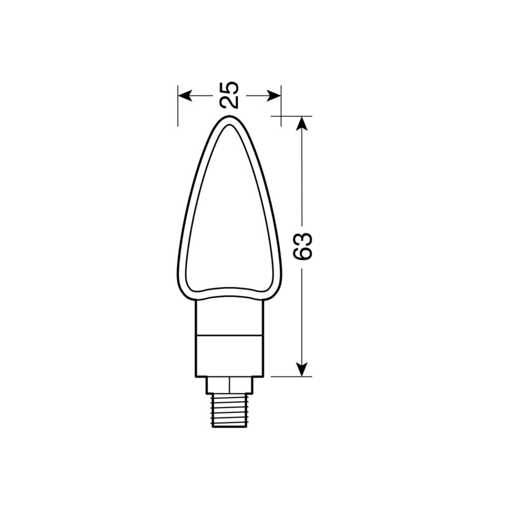 Lampa Arrow-2, led corner lights - 12V LED - Black
