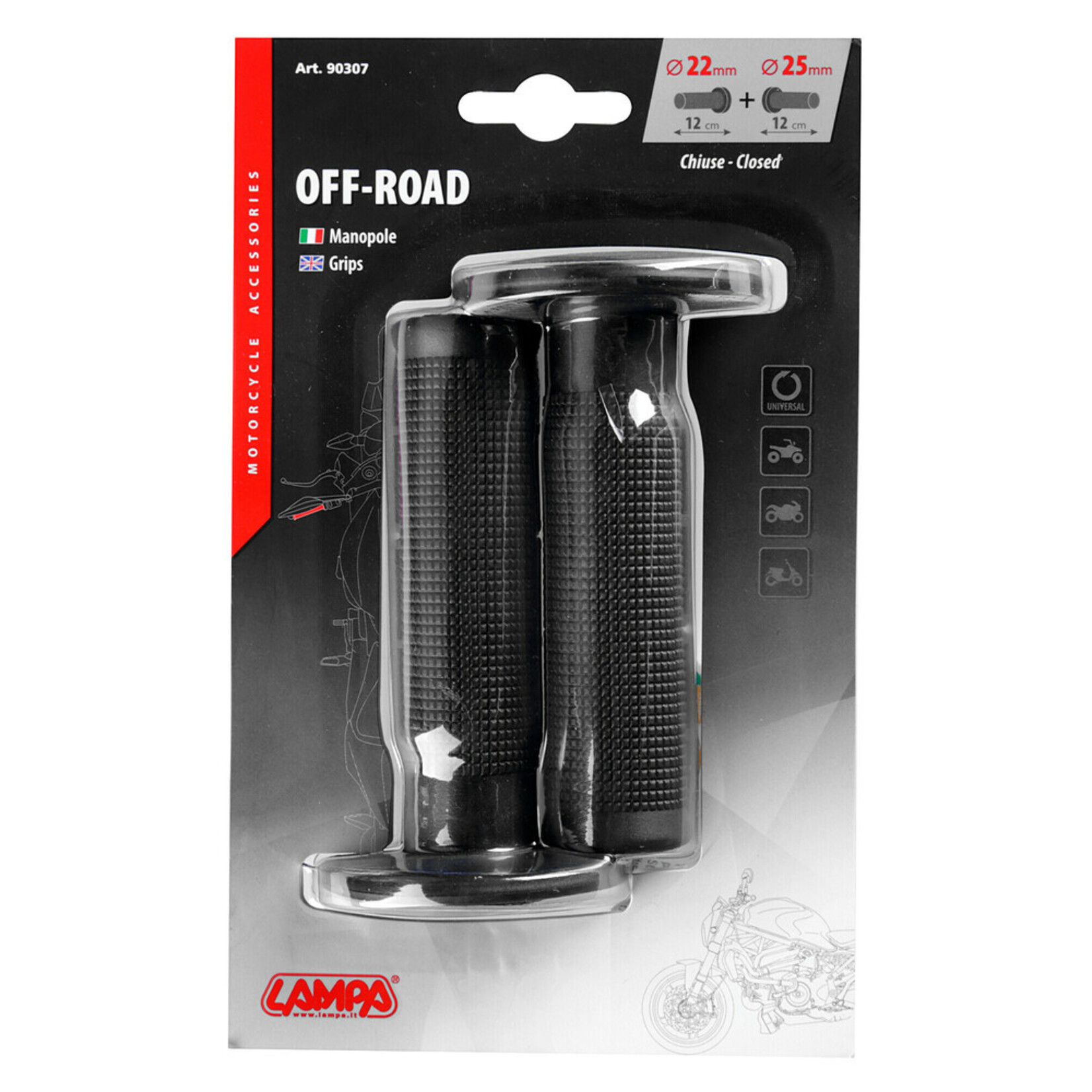 Lampa Off-Road handvatten