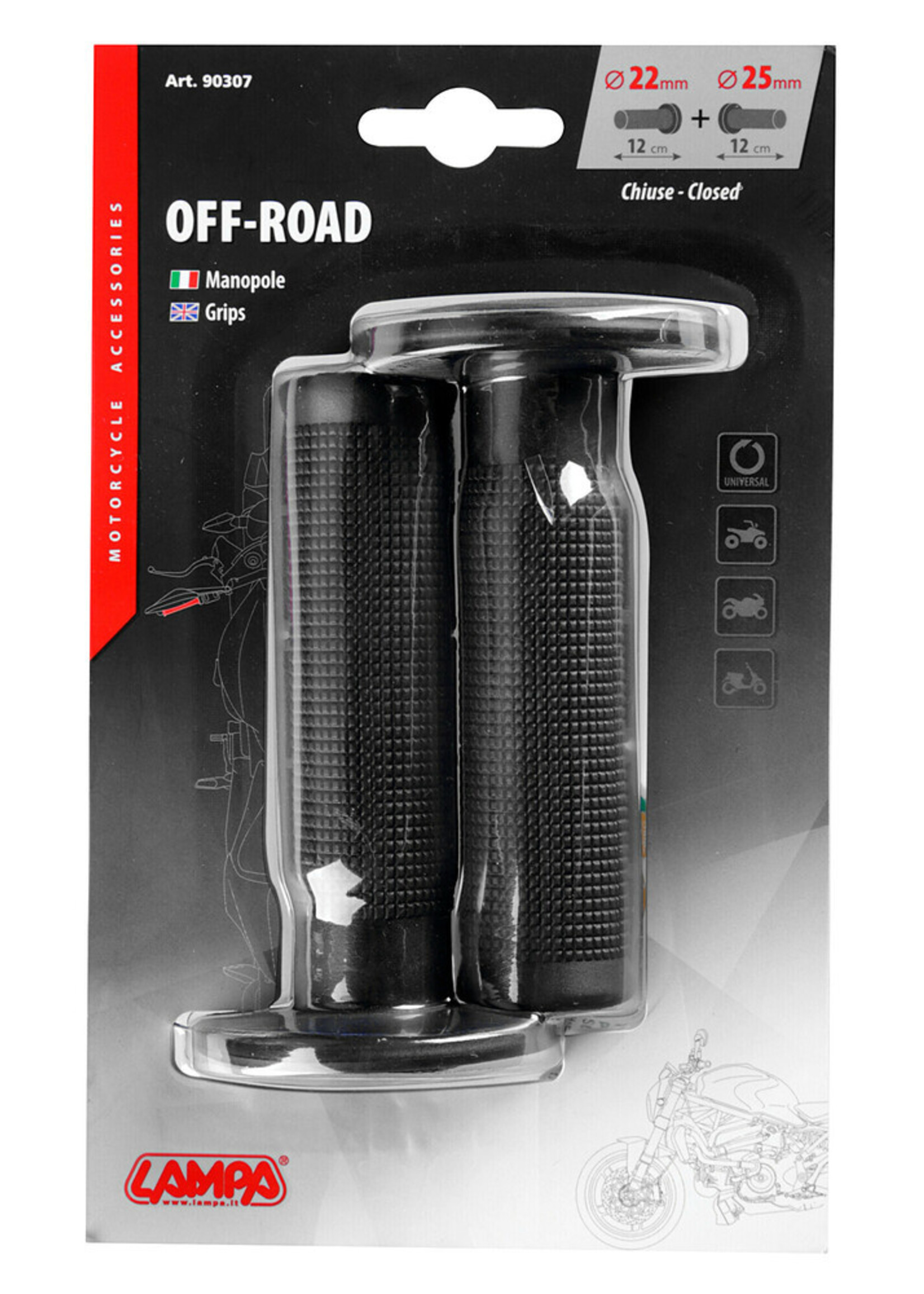 Lampa Off-Road handvatten