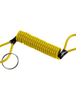 Lampa Reminder, steel spiral cable - Yellow