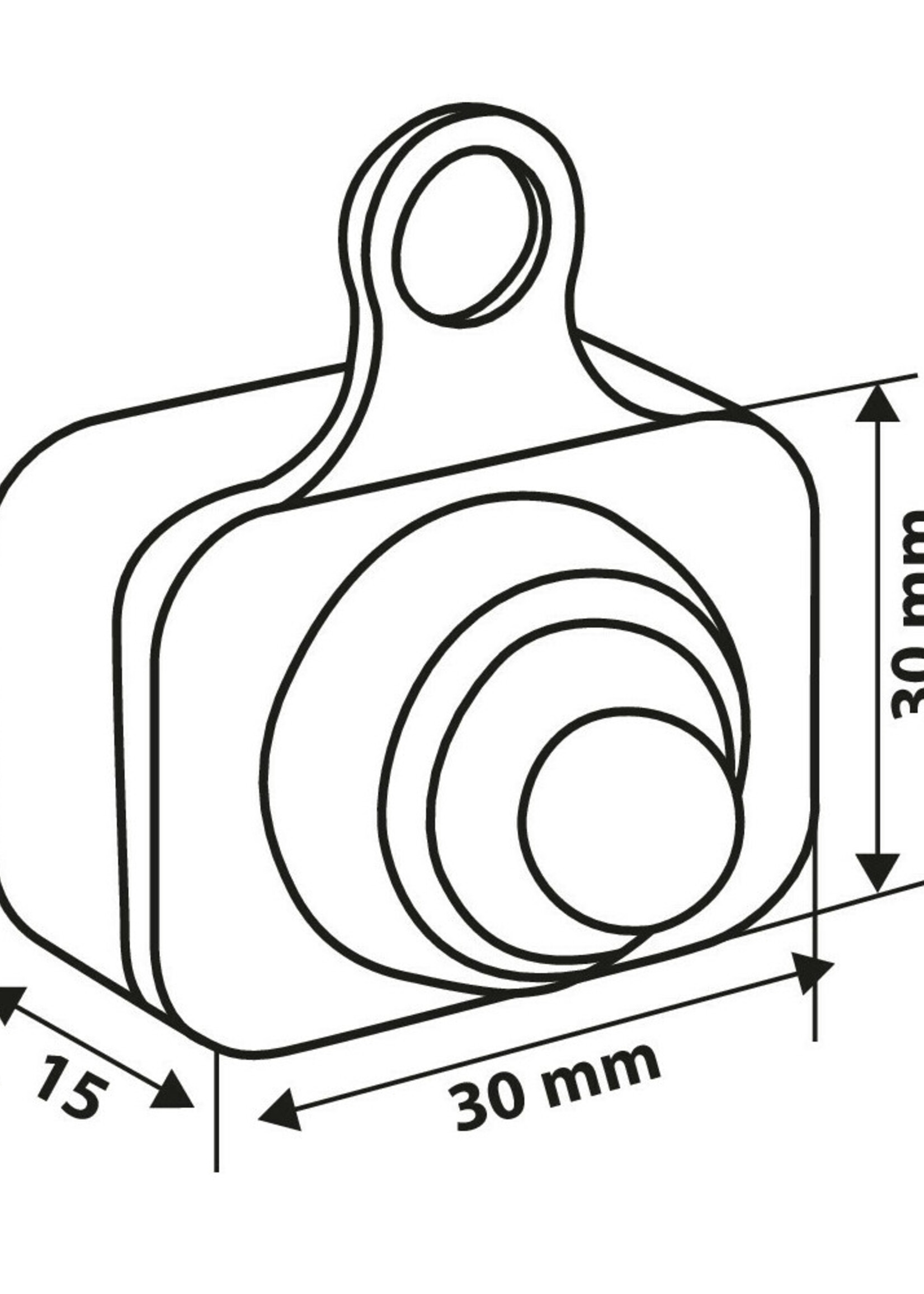 Lampa Lampa Waterbestendige aan/uitschakelaar - Zwart