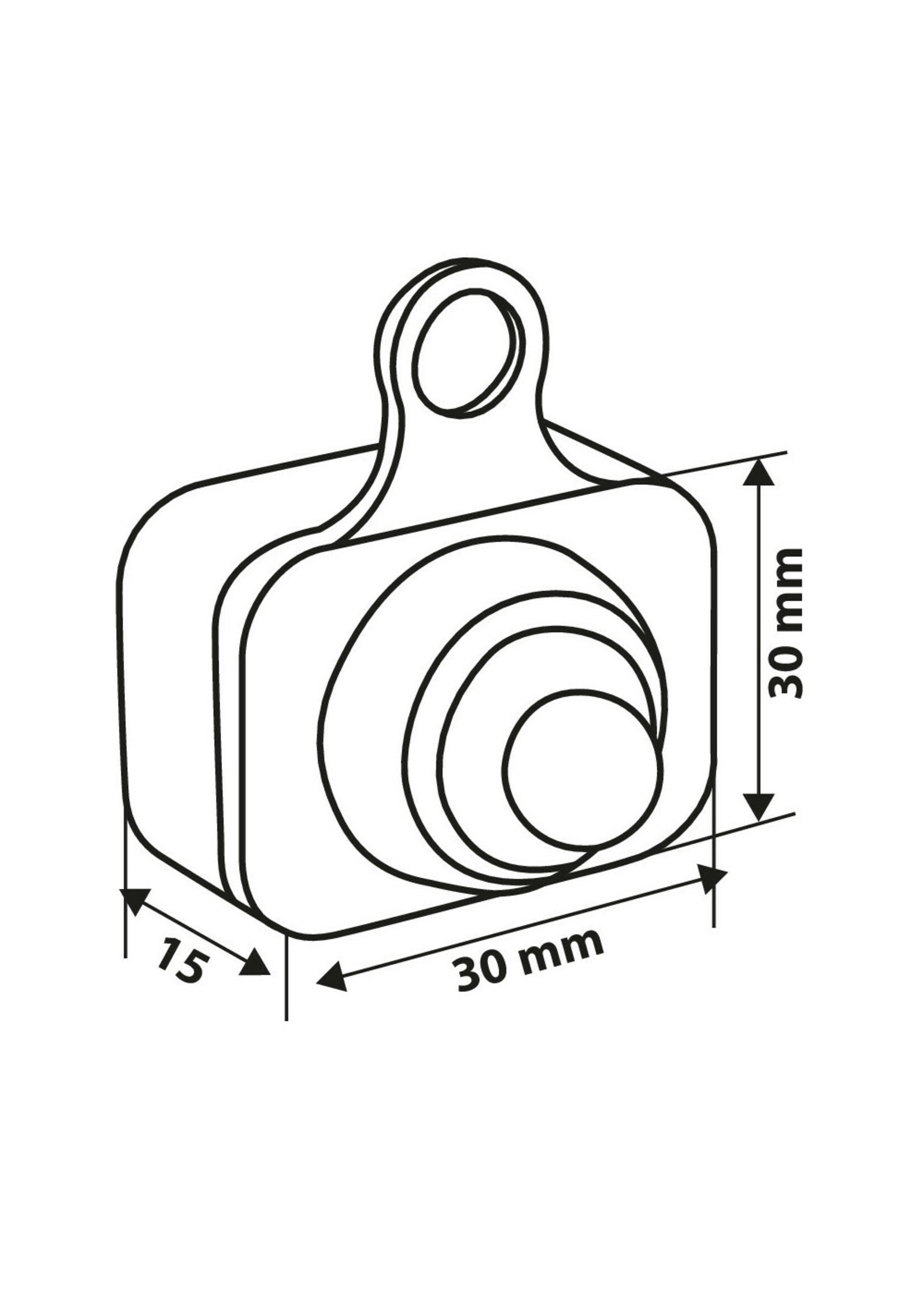Lampa Lampa Waterbestendige aan/uitschakelaar - Zwart