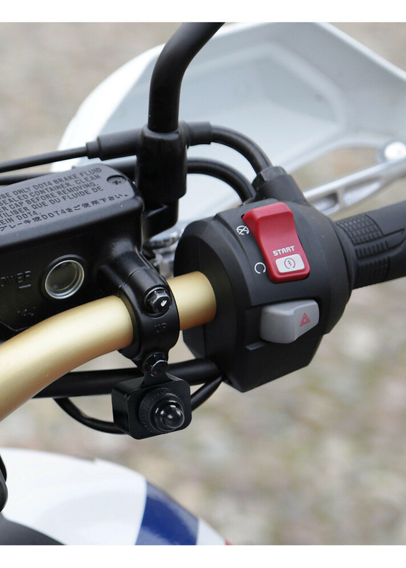 Lampa On & Off, waterproof switch, 12V - Black