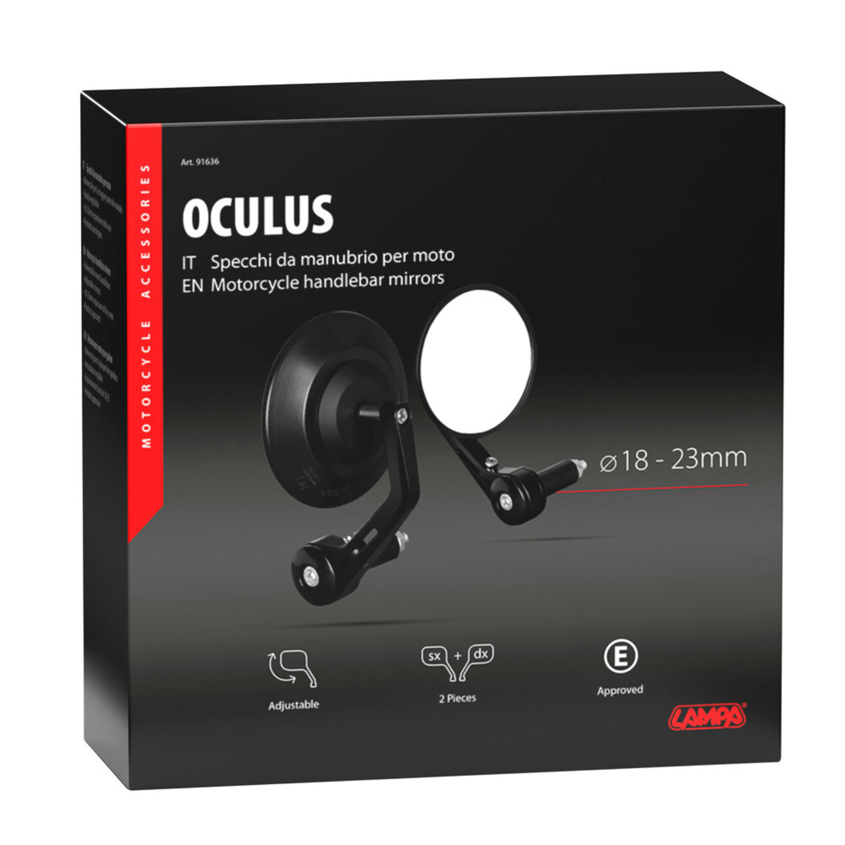 Lampa Oculus, pair of rearview mirrors
