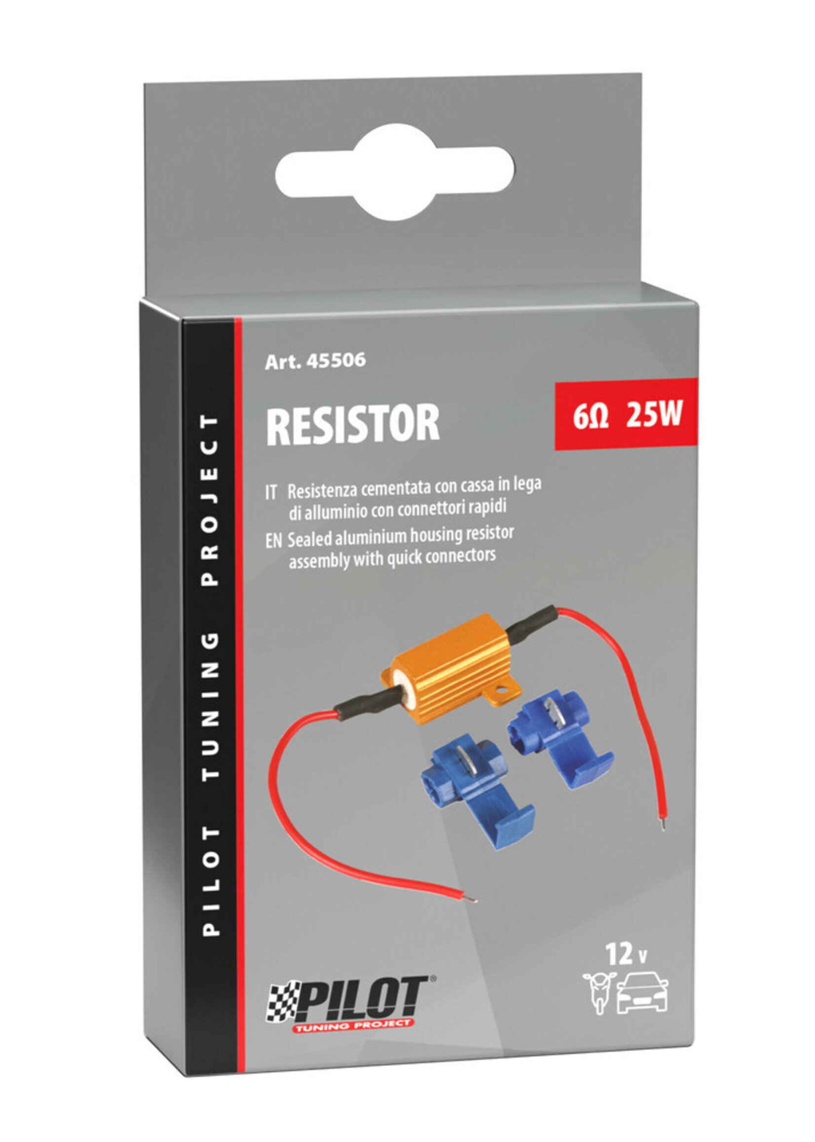Lampa Sealed resistor assembly - 6 OHM - 25 W