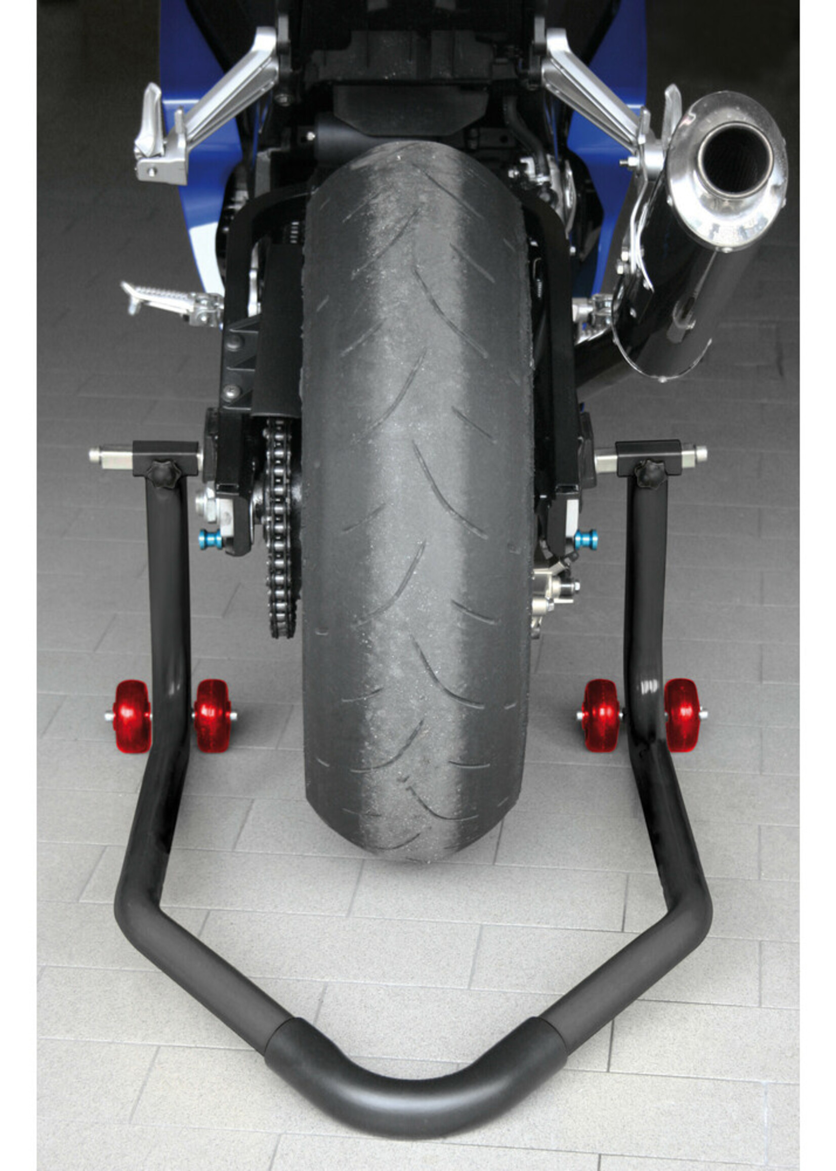 Lampa Bobbins for forked stands - M6x1 mm - Aluminium