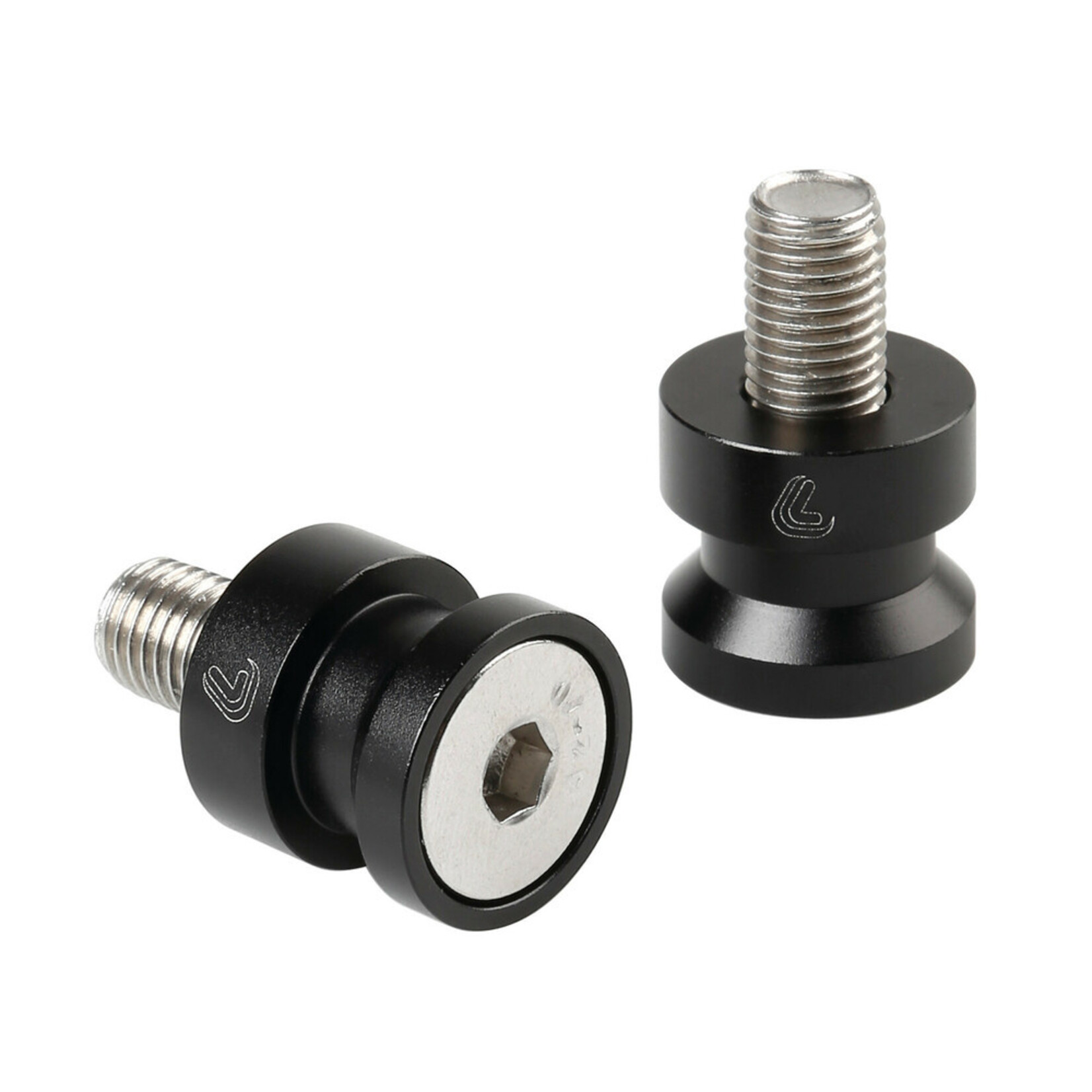 Lampa Bobbins for forked stands - M6x1 mm - Aluminium