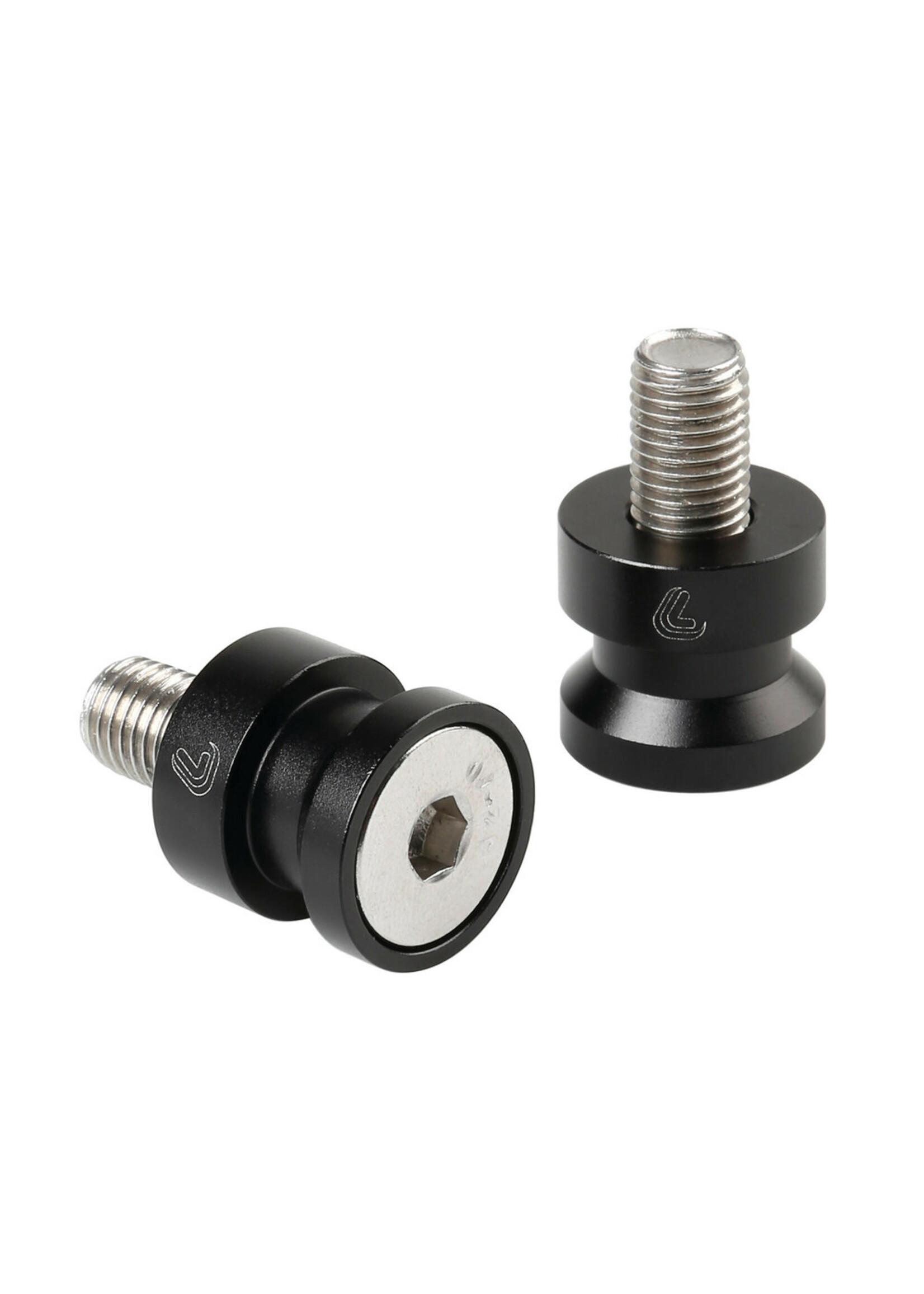 Lampa Bobbins for forked stands - M6x1 mm - Aluminium