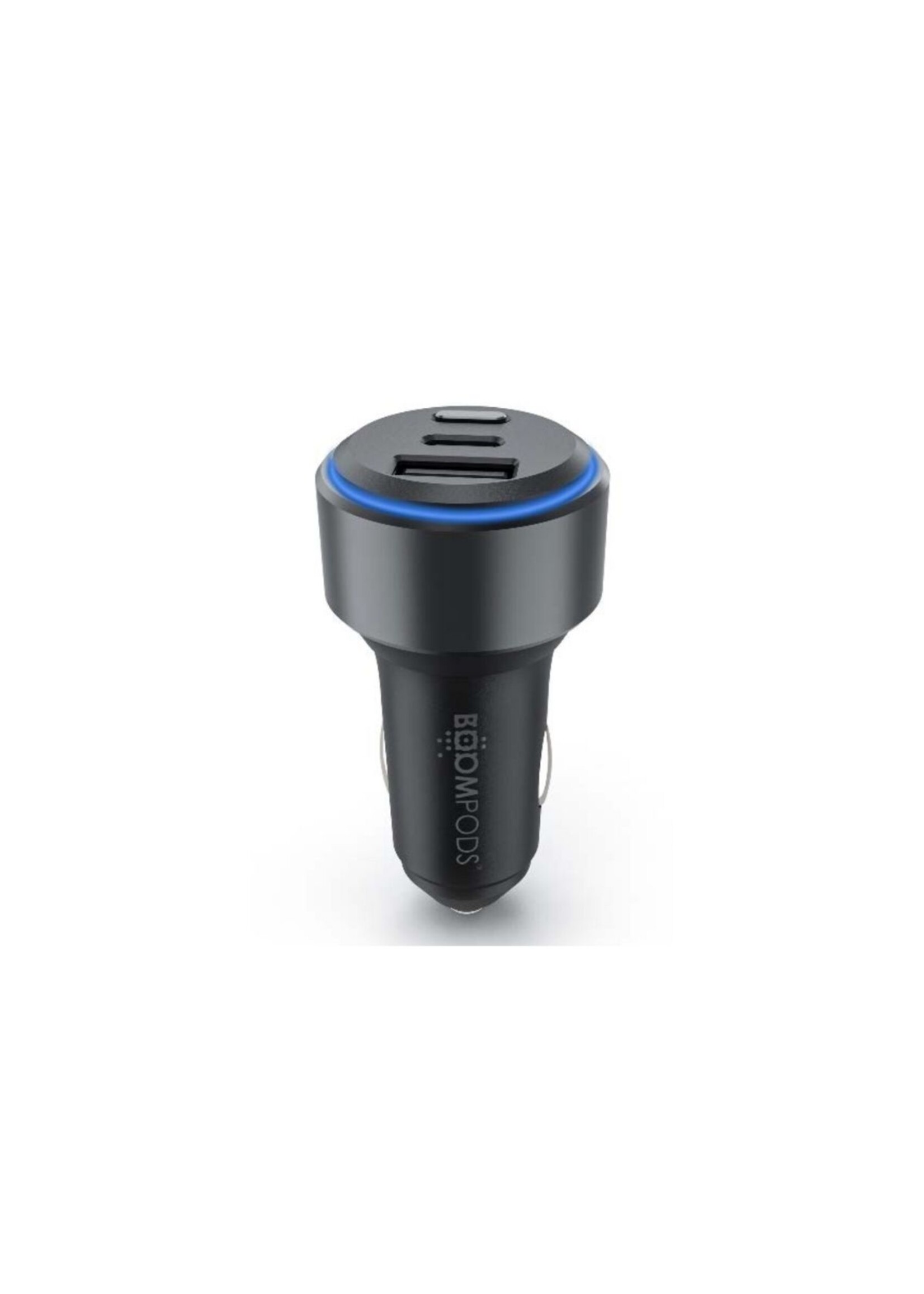 Boompods  Boomtag Car Charger (Universal) - Grey