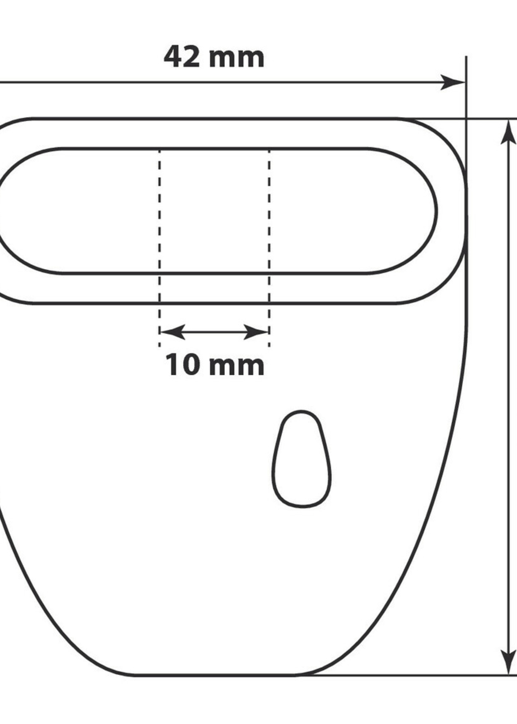 Lampa Flat type anti-theft lock with key