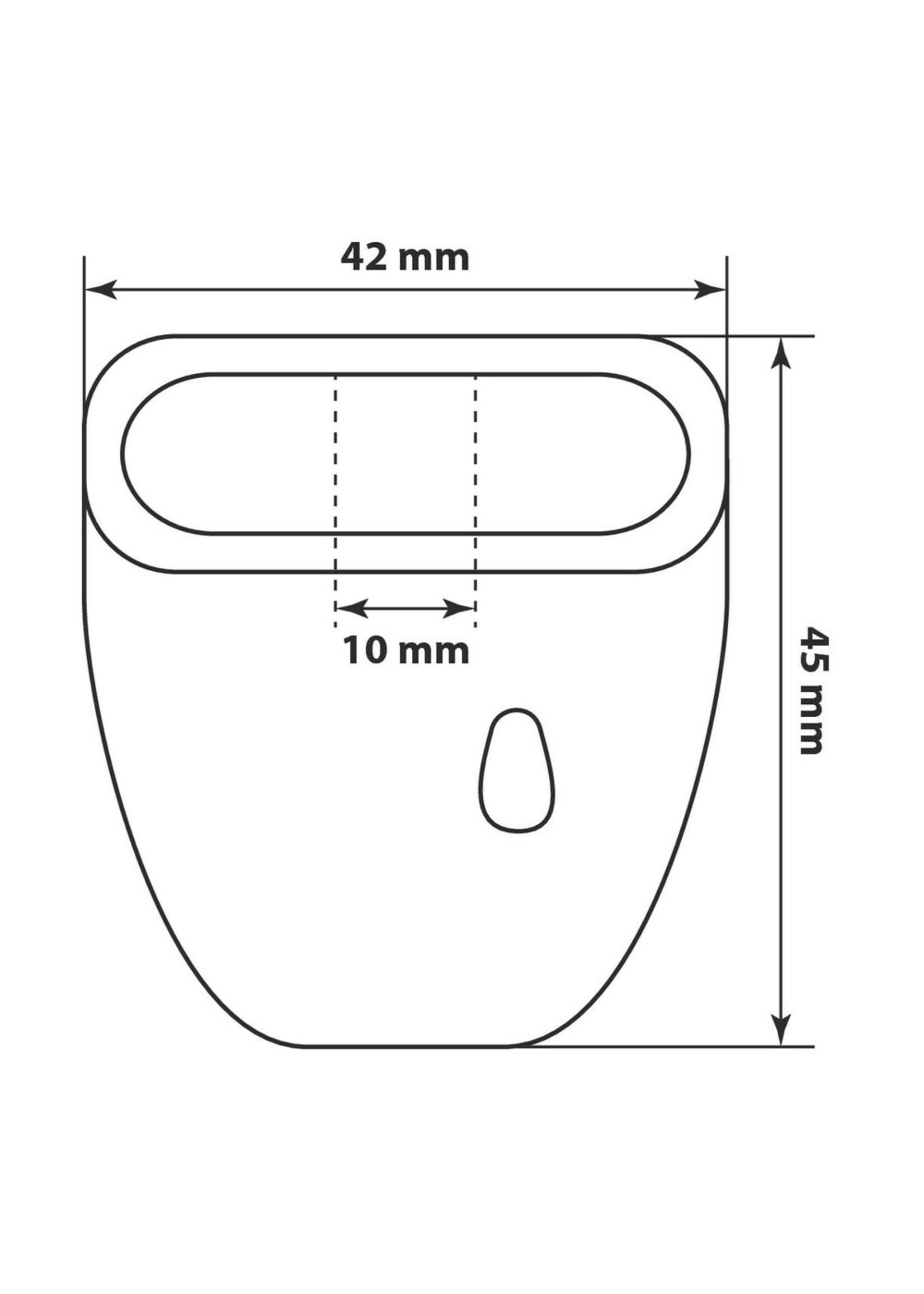 Lampa Flat-type diefstalpreventieslot met sleutel