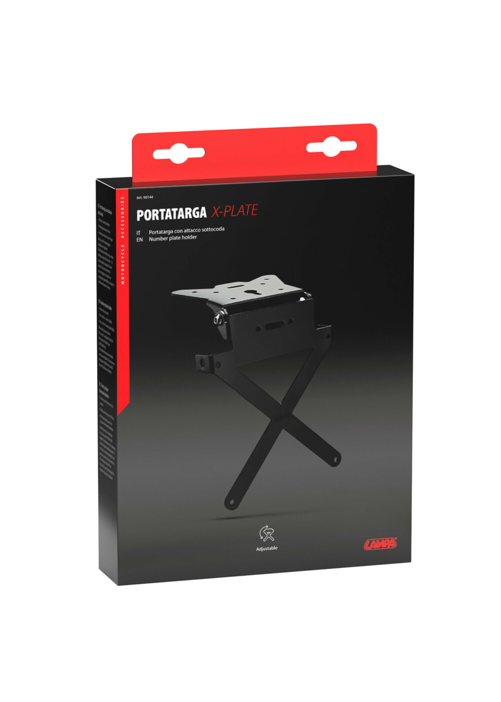 Lampa X-Plate, licence holder