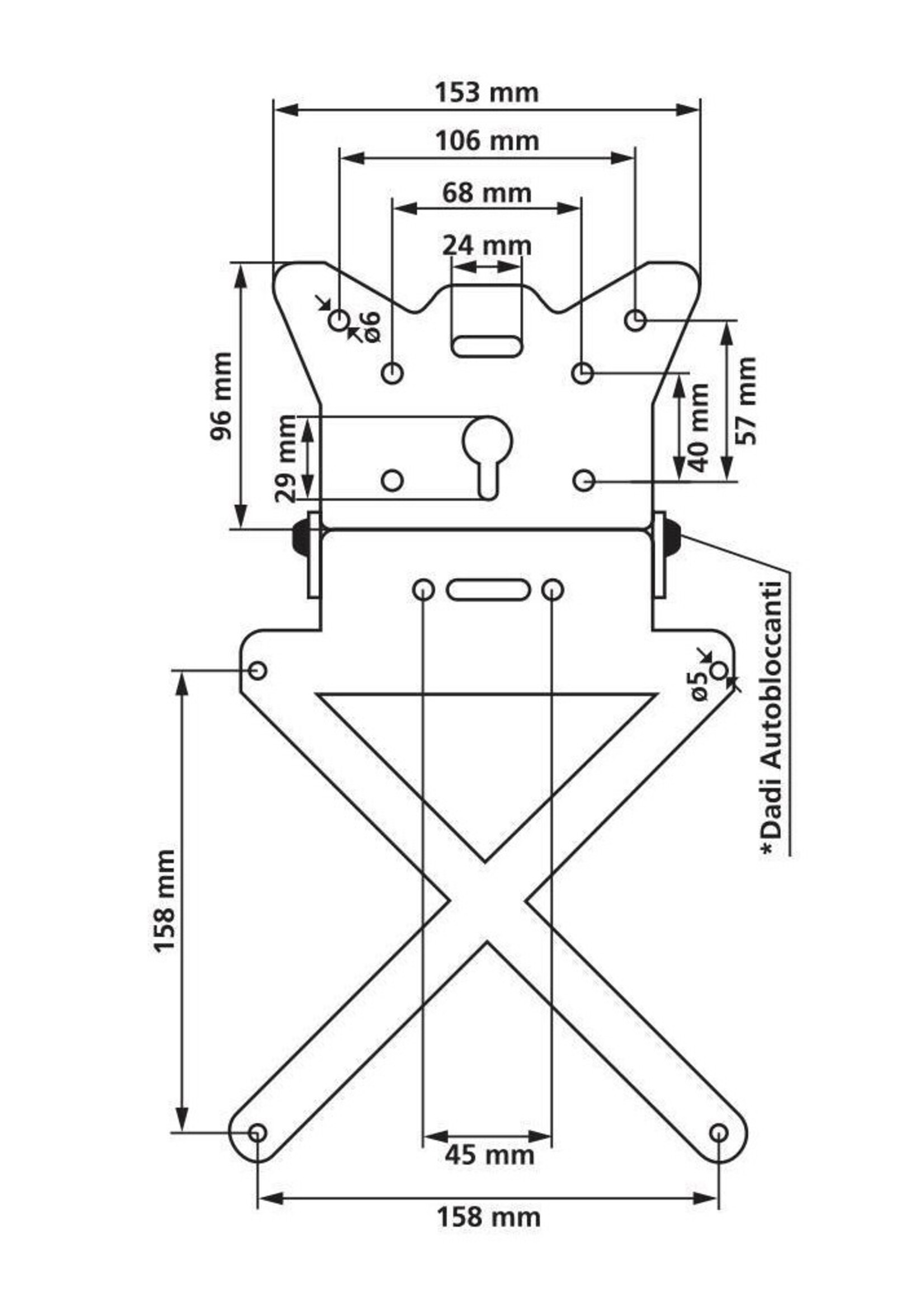 Lampa X-Plate, licence holder