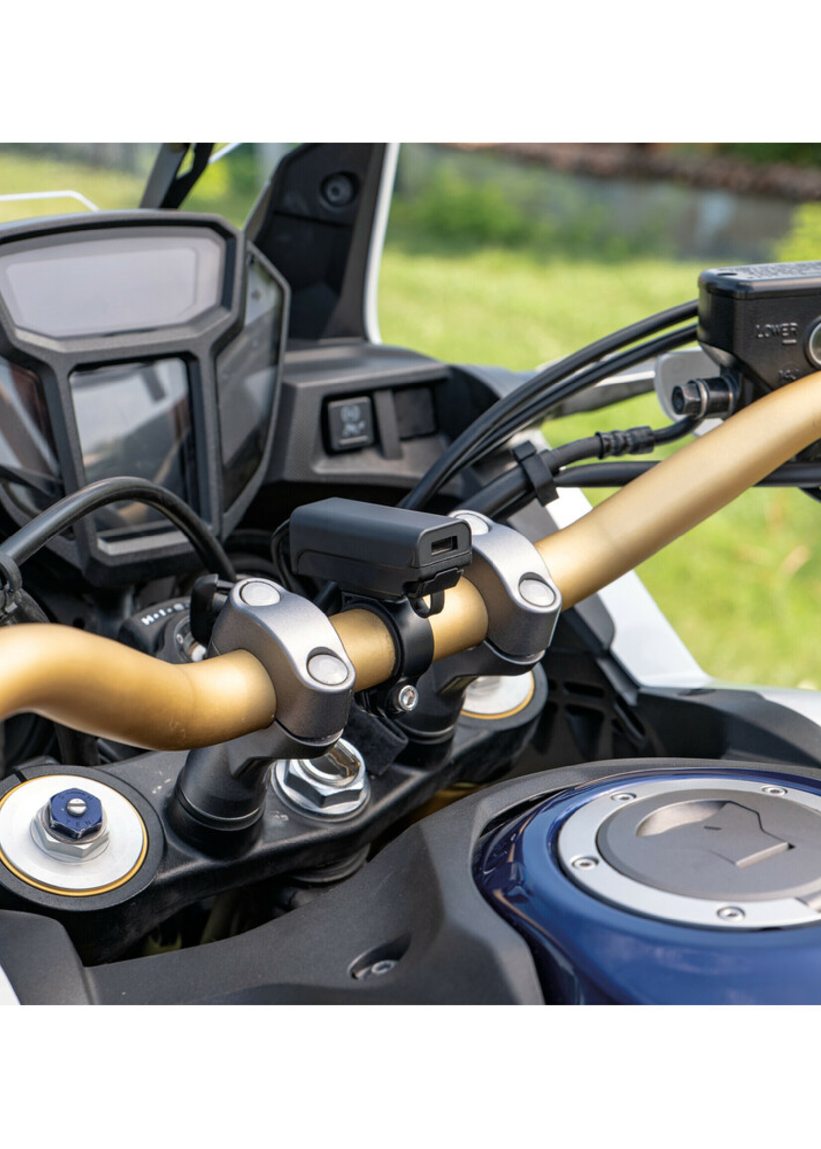 Optiline Trek X Dubbele USB (USB-A + USB-C) motorfietsaansluiting