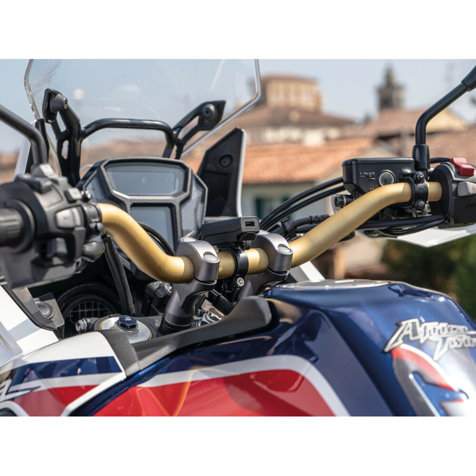 Optiline Trek X Dubbele USB (USB-A + USB-C) motorfietsaansluiting
