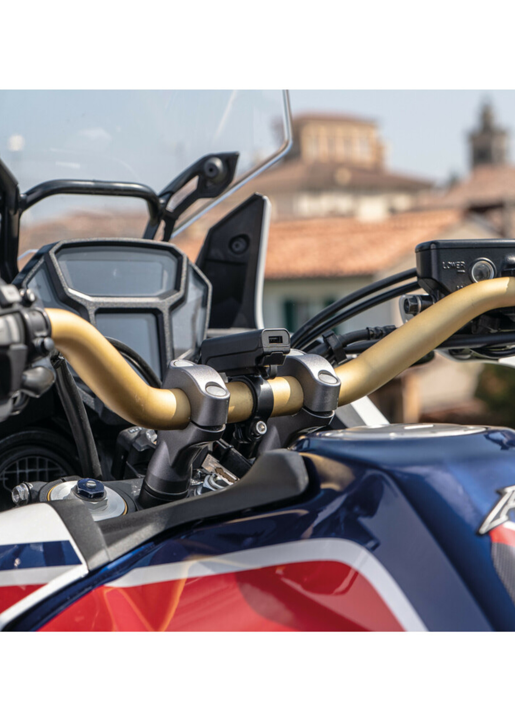 Optiline Trek X Dubbele USB (USB-A + USB-C) motorfietsaansluiting