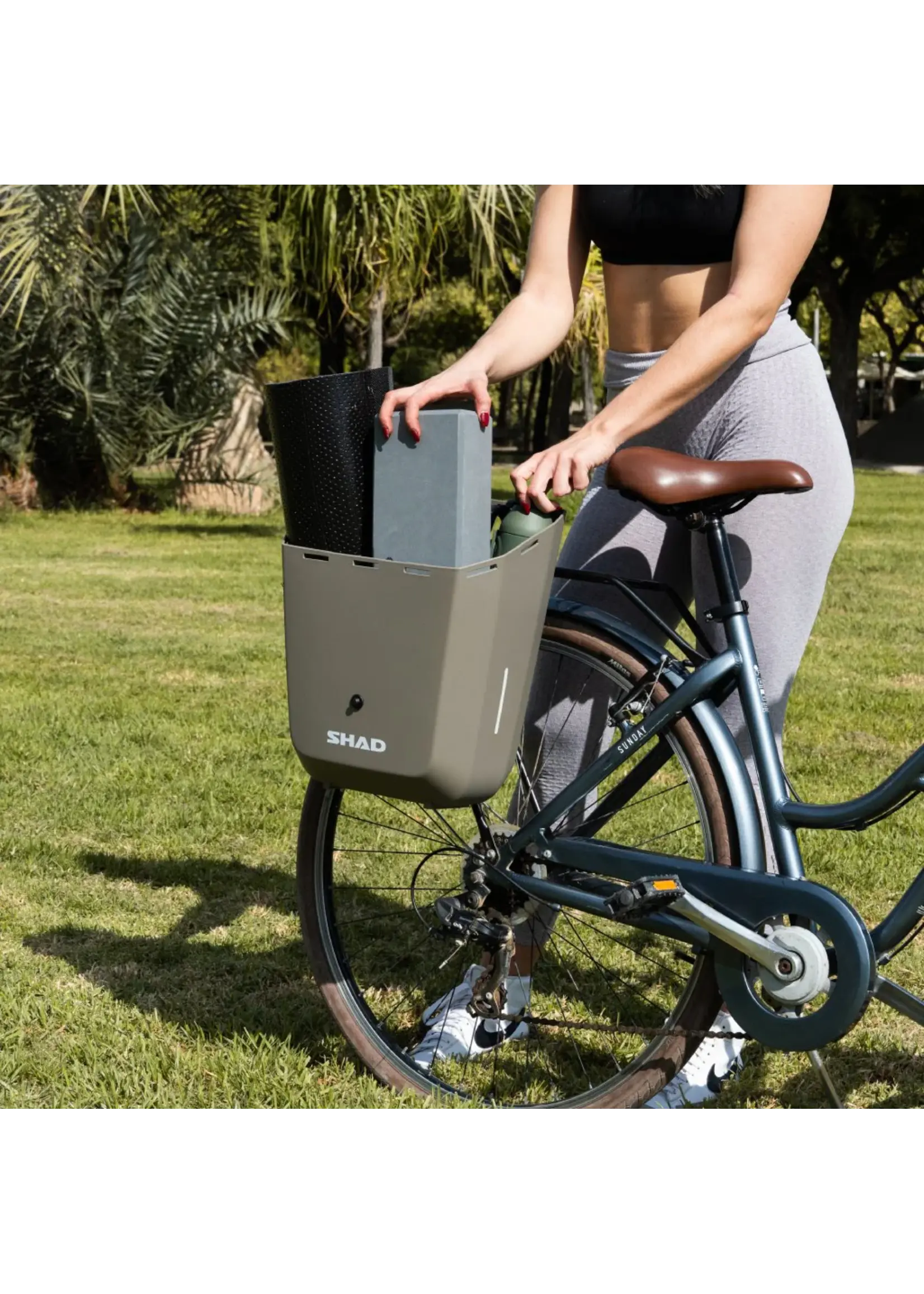 Shad Shad Daily Bike Box Fixed Mount Bike Bag 20 Liter Florence Cream