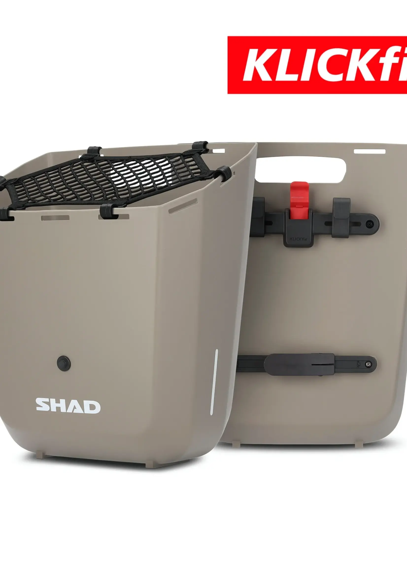 Shad Shad Daily BIke Box Quick Release Fietstas 20 Liter Florence Cream SHAD