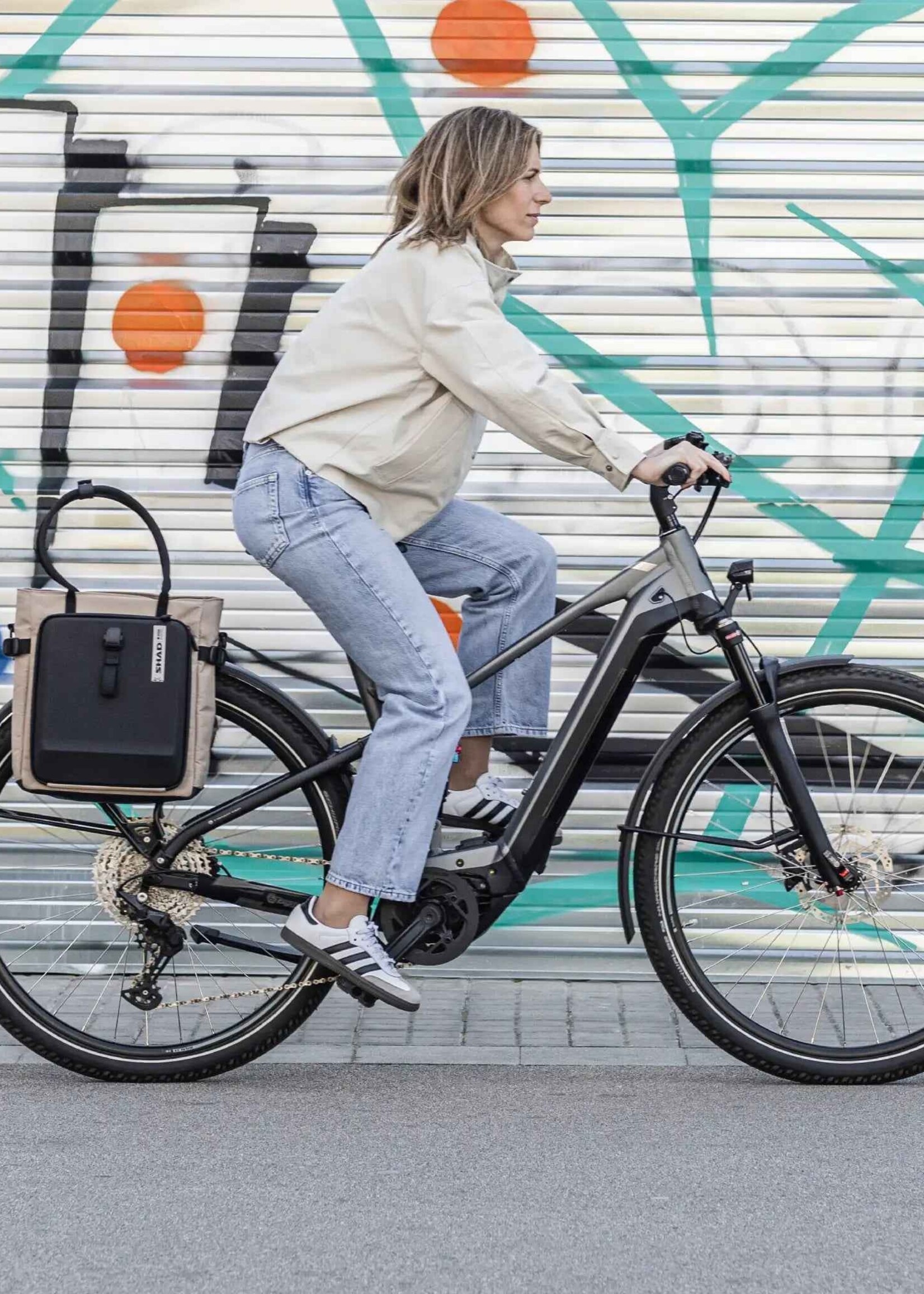 Shad Shad Daily Tote Fietstas 16 Liter Rome Stone