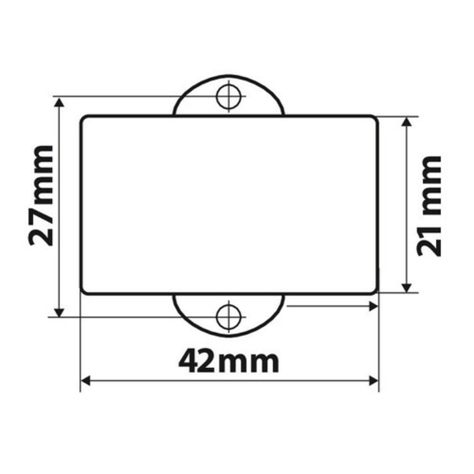 Lampa LED-display batterij-indicator, 12V