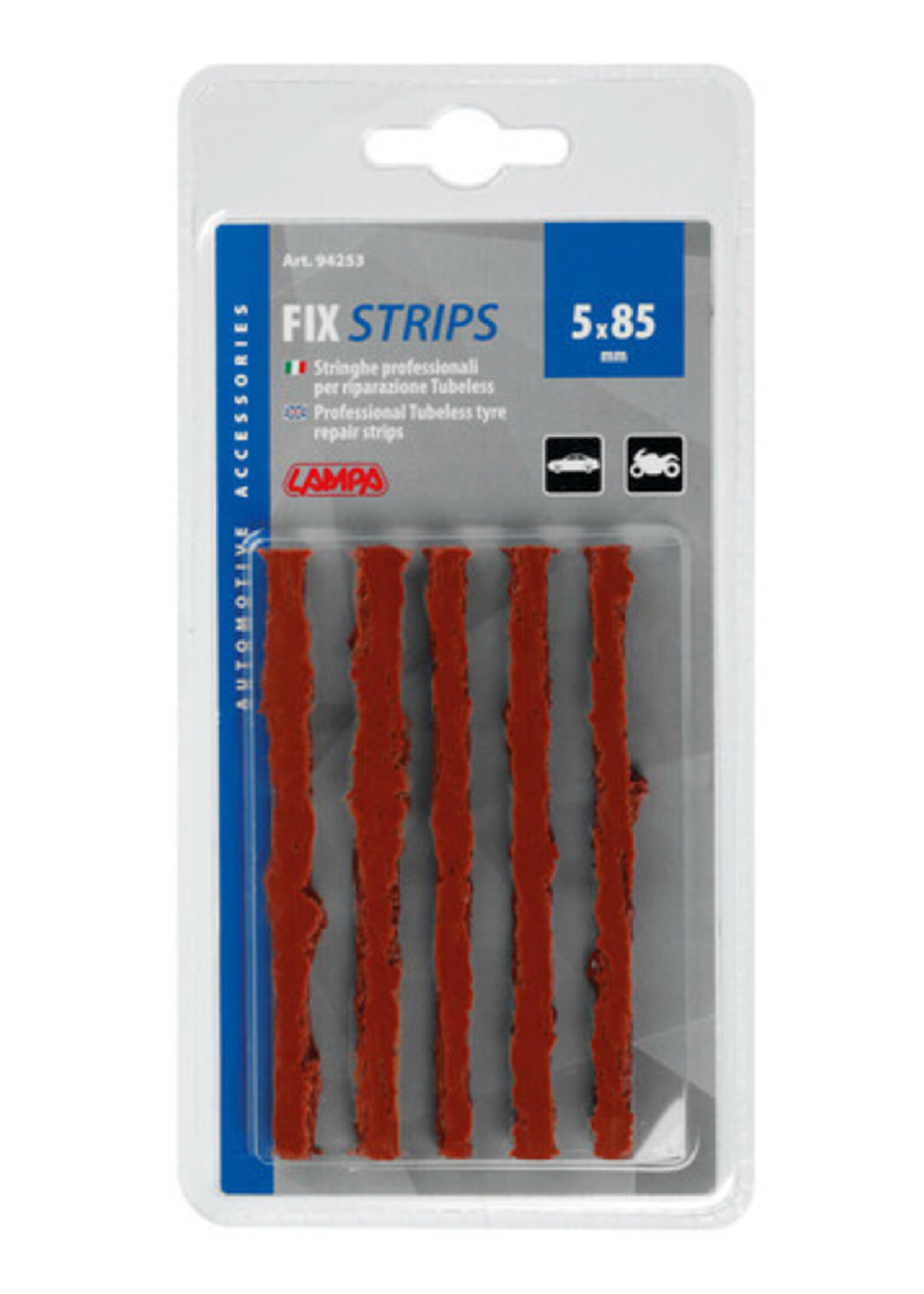 Lampa Go-Pro, tubeless repair set