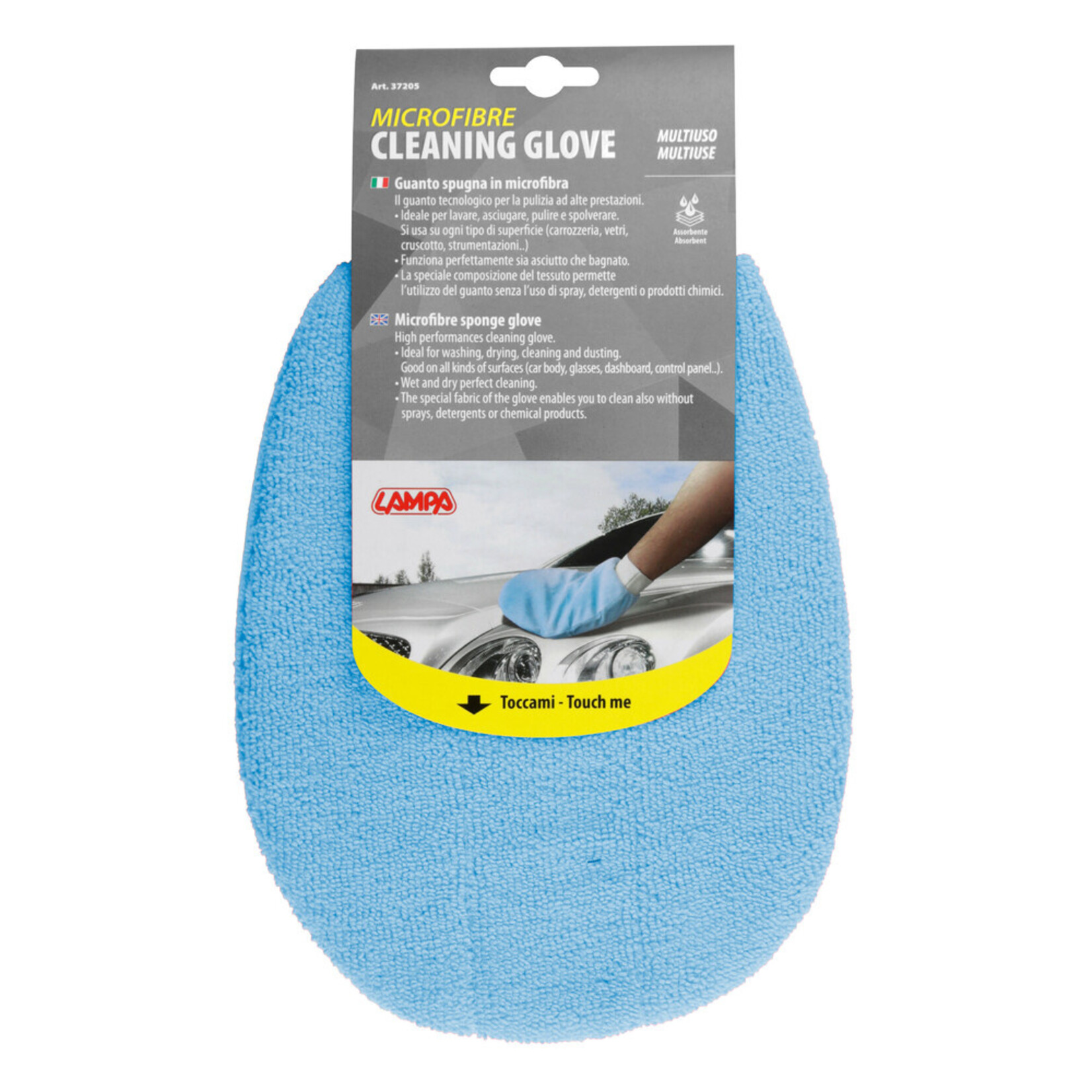 Lampa Microvezel sponshandschoen