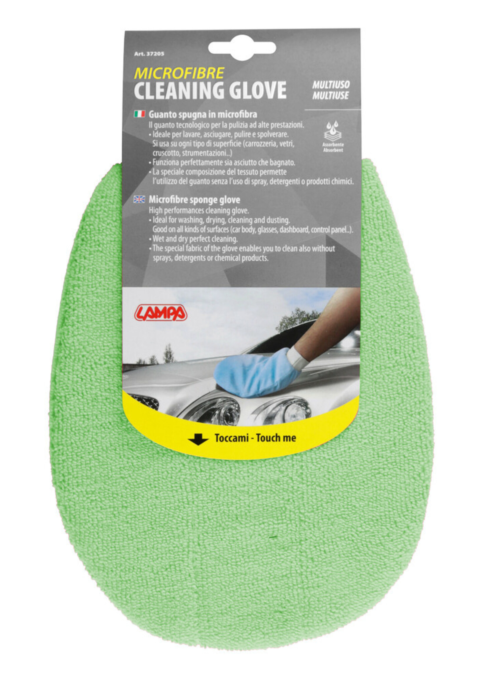 Lampa Microvezel sponshandschoen