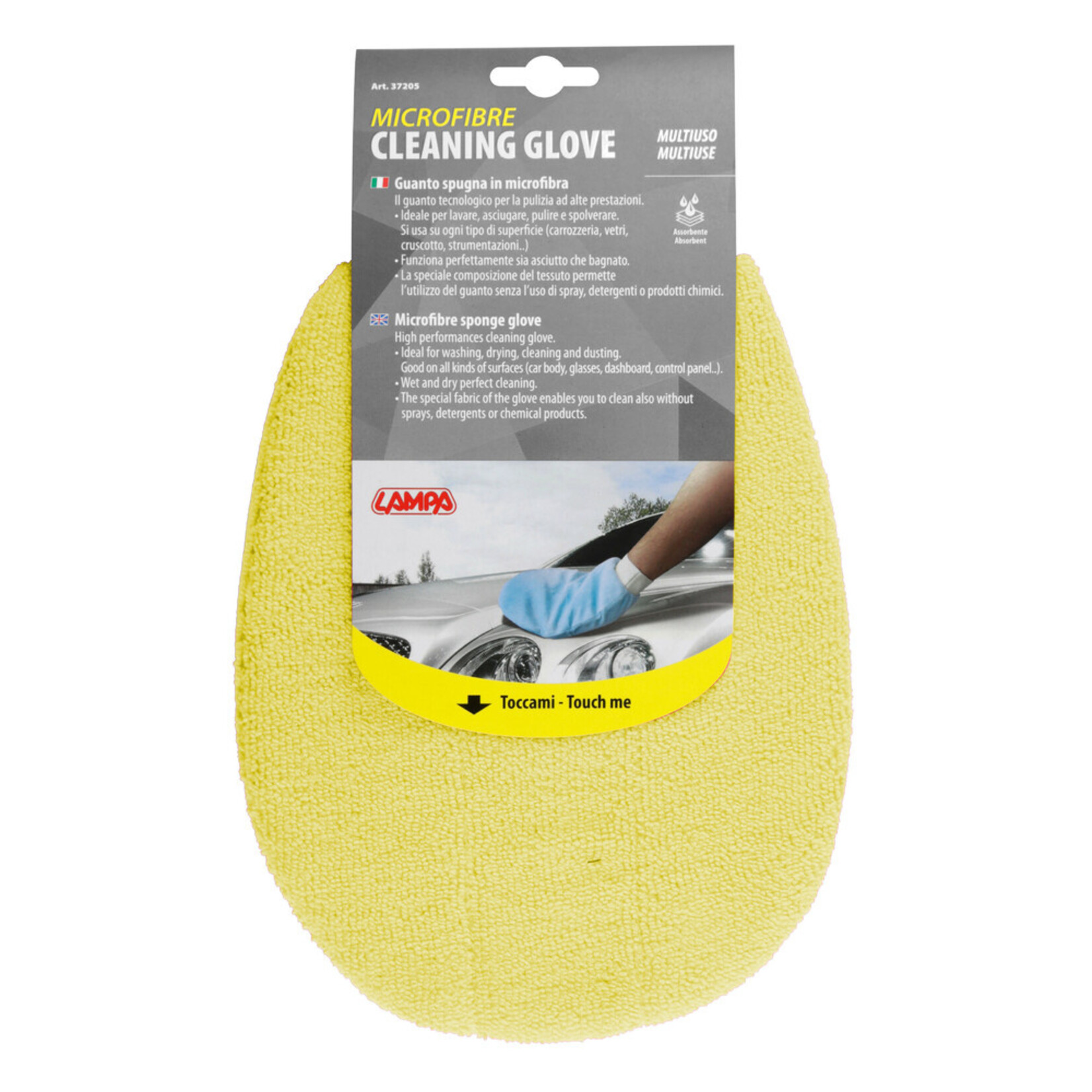 Lampa Microvezel sponshandschoen