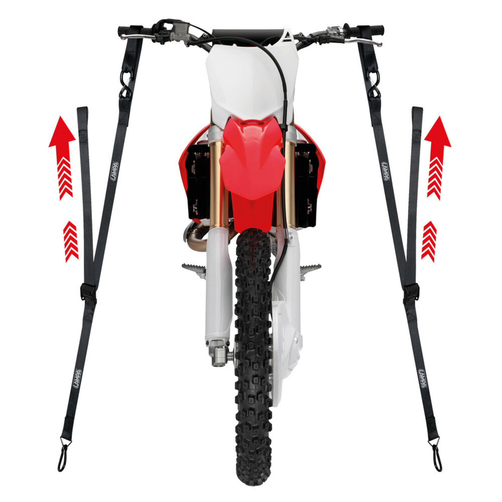 Lampa Kraken Pull-Up, pair of motorcycle tie down straps