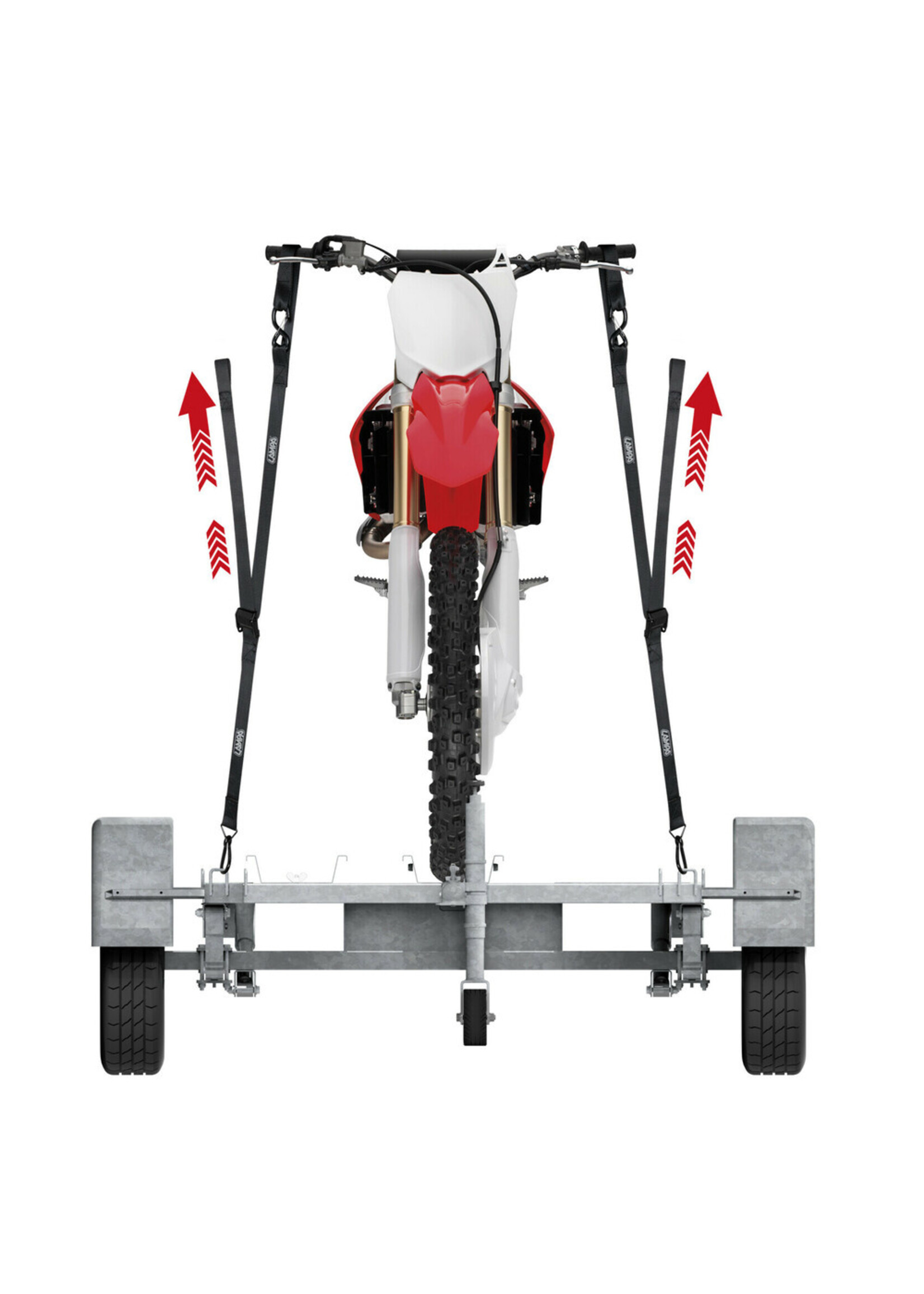 Lampa Kraken Pull-Up, pair of motorcycle tie down straps