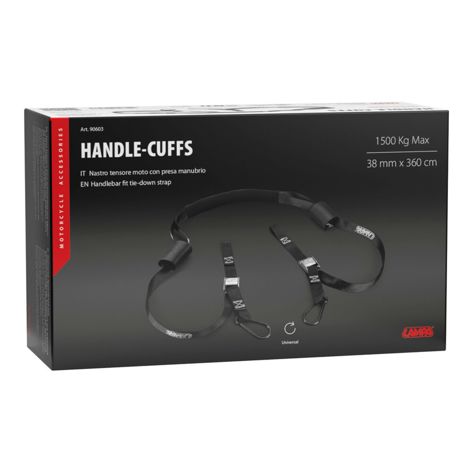 Lampa Handle-Cuffs, Spanbanden voor bevestiging aan het stuur